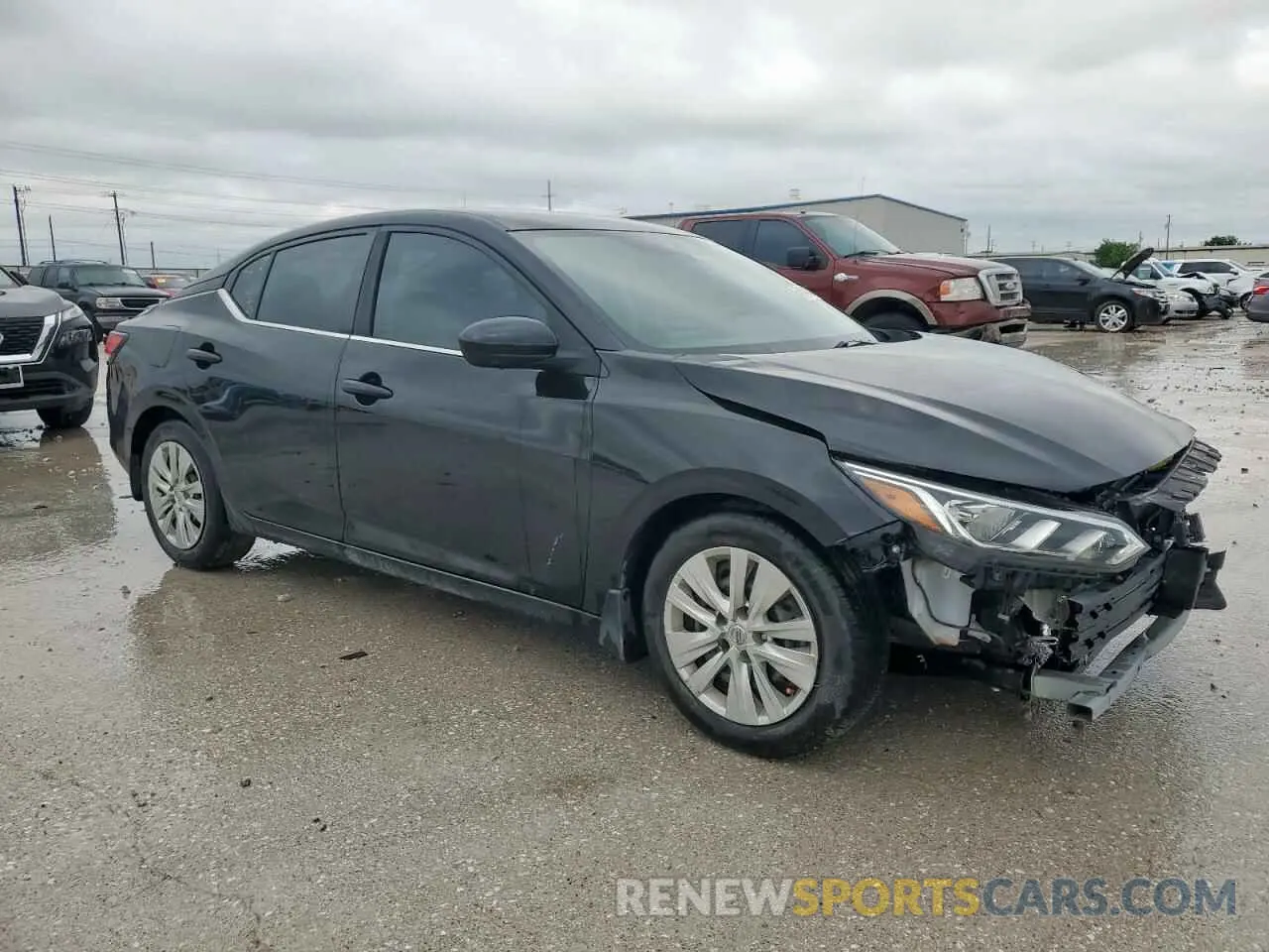 4 Photograph of a damaged car 3N1AB8BV0LY254939 NISSAN SENTRA 2020