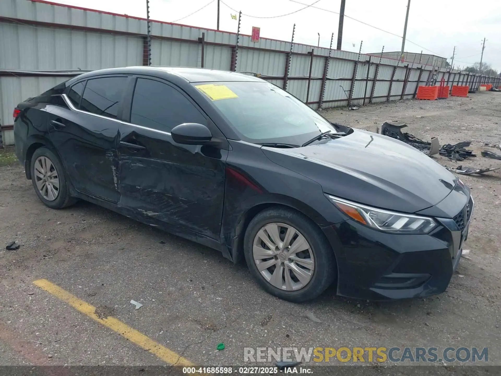 1 Photograph of a damaged car 3N1AB8BV0LY261731 NISSAN SENTRA 2020