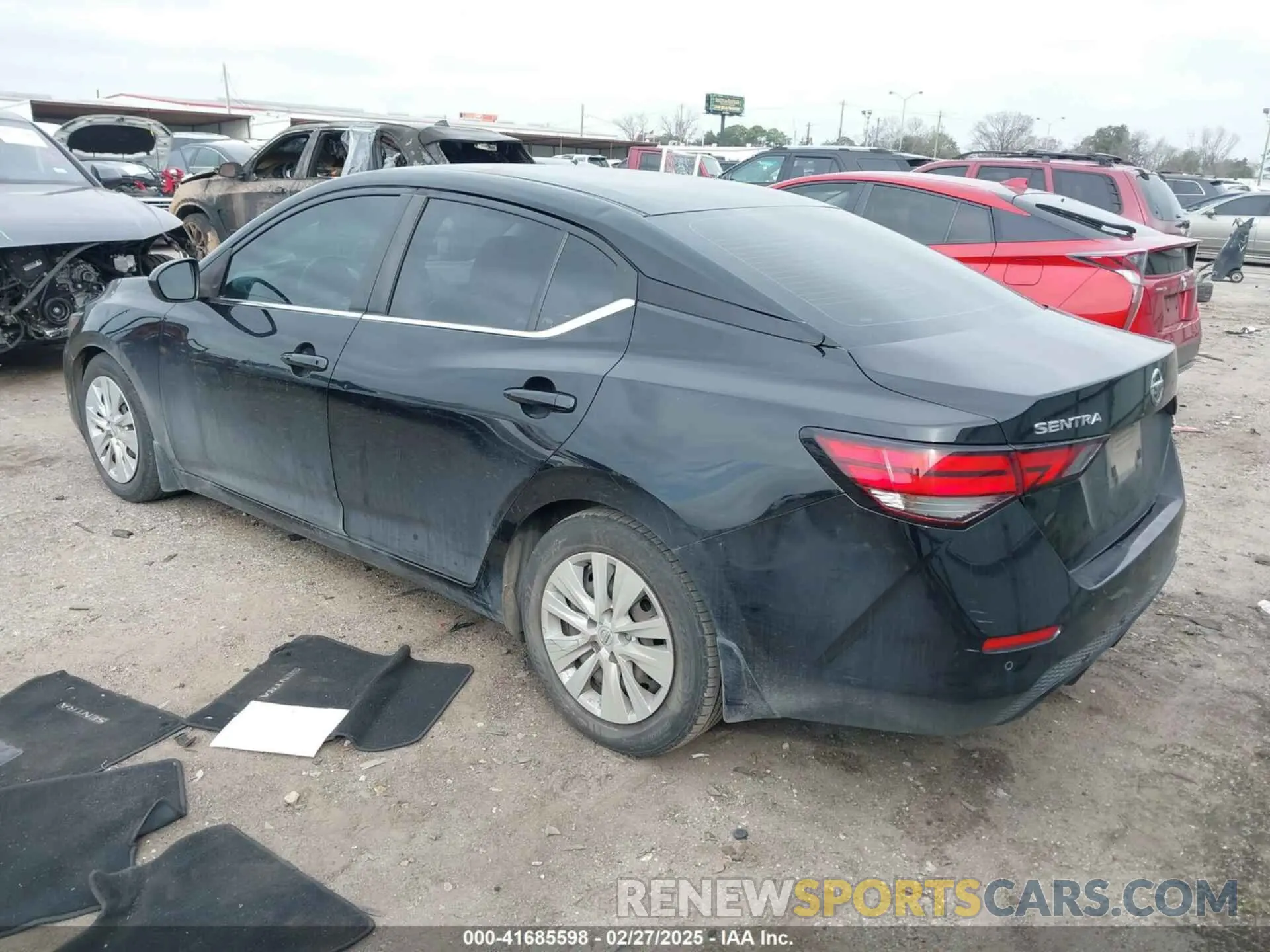 3 Photograph of a damaged car 3N1AB8BV0LY261731 NISSAN SENTRA 2020