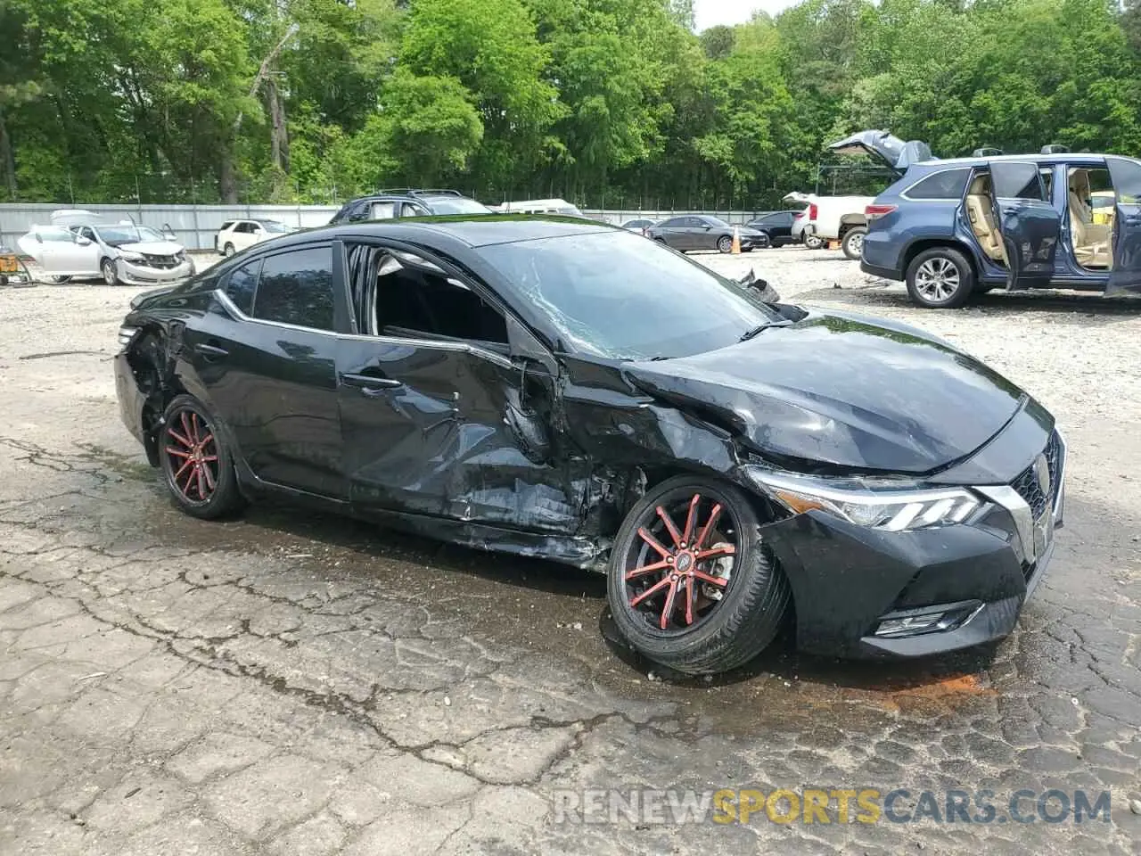 4 Photograph of a damaged car 3N1AB8BV0LY289352 NISSAN SENTRA 2020
