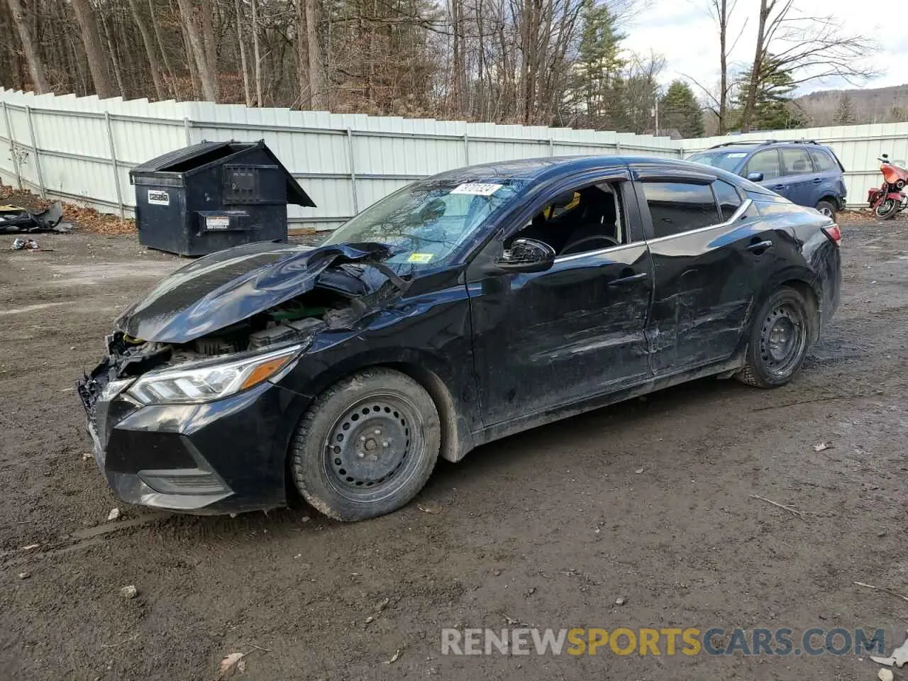1 Photograph of a damaged car 3N1AB8BV0LY310085 NISSAN SENTRA 2020