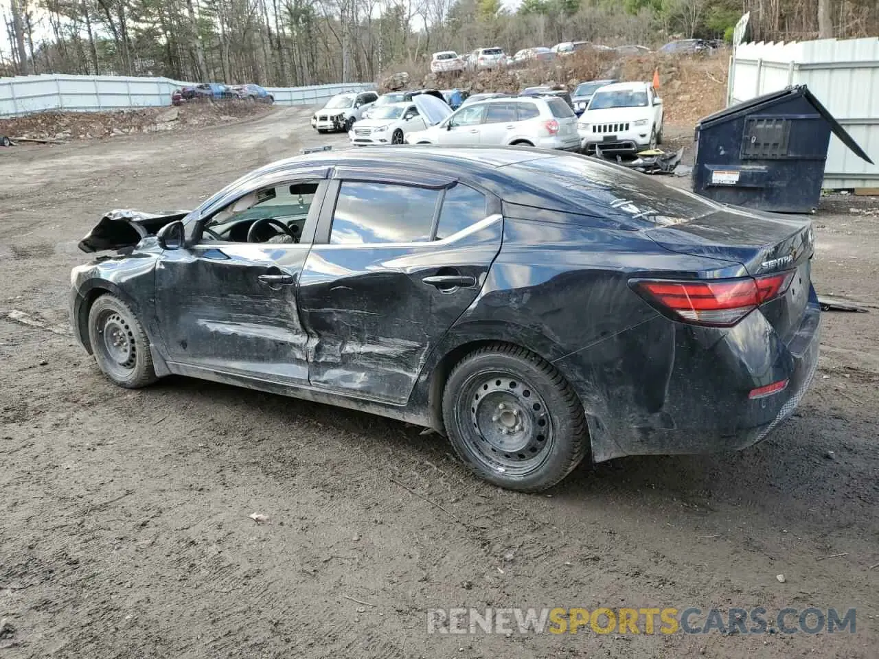 2 Photograph of a damaged car 3N1AB8BV0LY310085 NISSAN SENTRA 2020