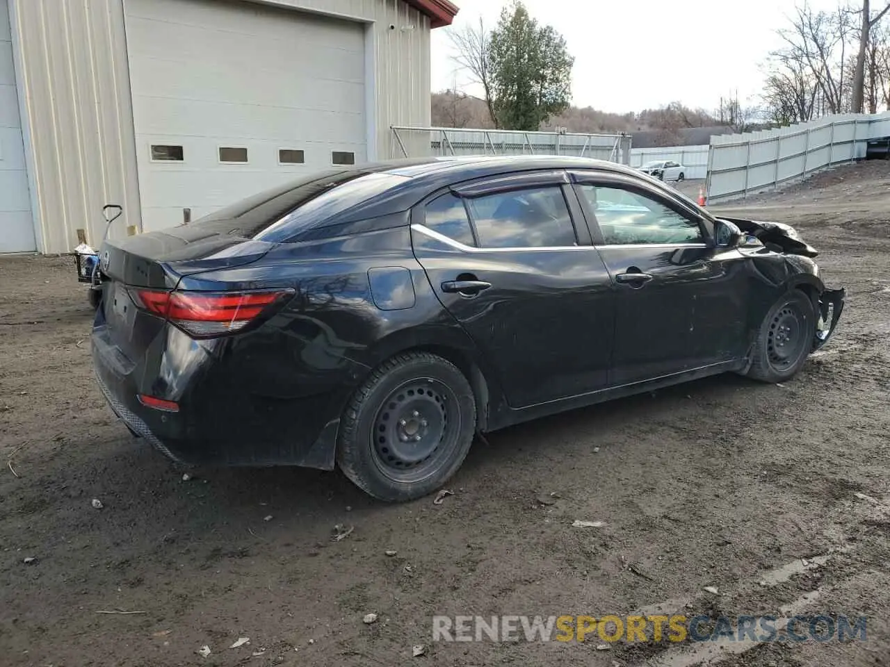 3 Photograph of a damaged car 3N1AB8BV0LY310085 NISSAN SENTRA 2020