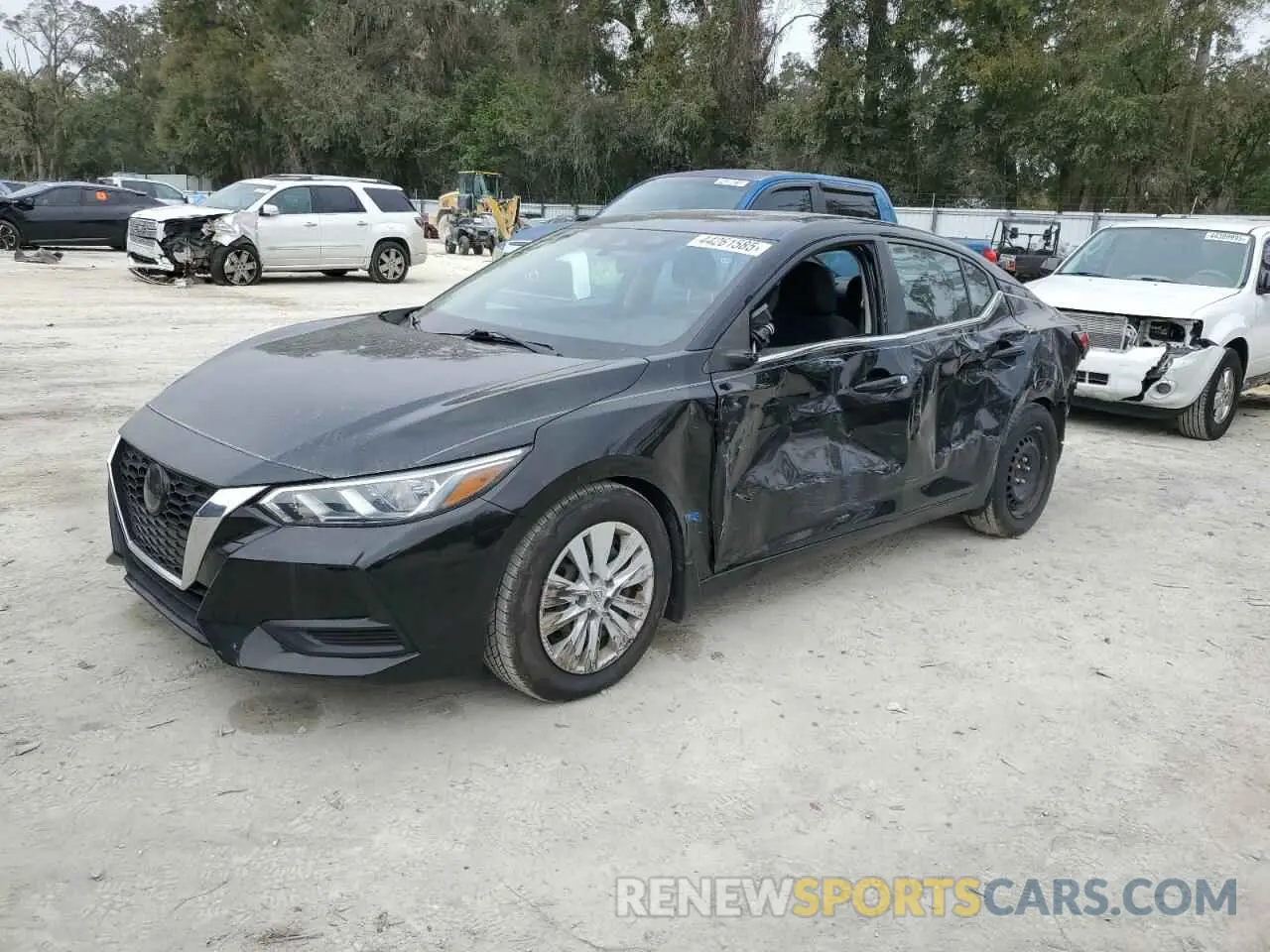 1 Photograph of a damaged car 3N1AB8BV0LY312094 NISSAN SENTRA 2020