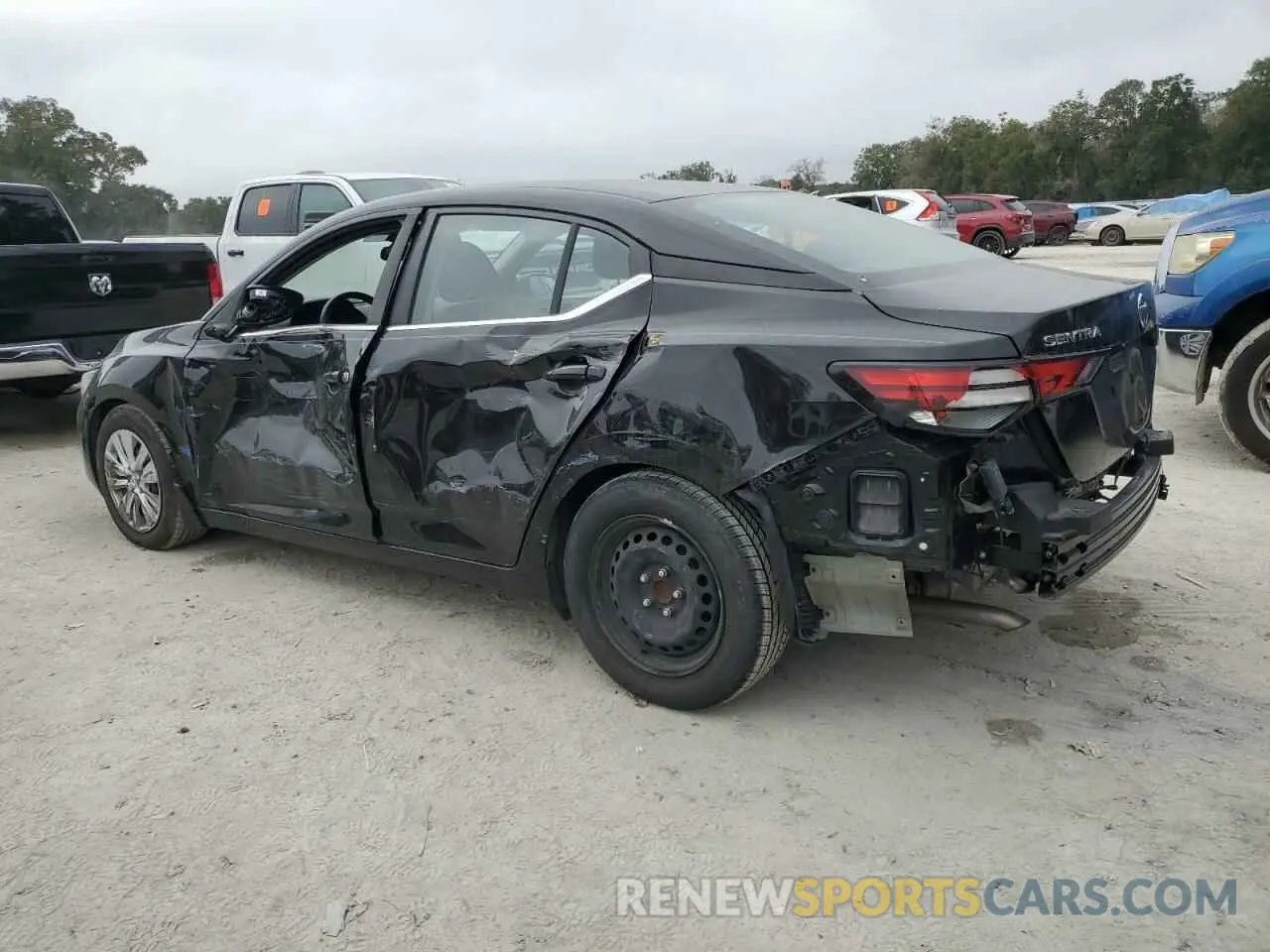 2 Photograph of a damaged car 3N1AB8BV0LY312094 NISSAN SENTRA 2020