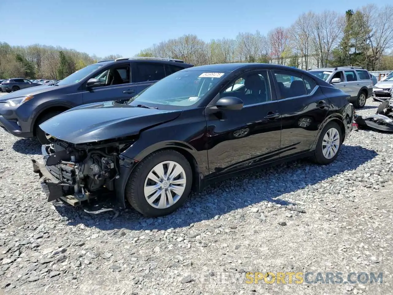 1 Photograph of a damaged car 3N1AB8BV1LY226275 NISSAN SENTRA 2020