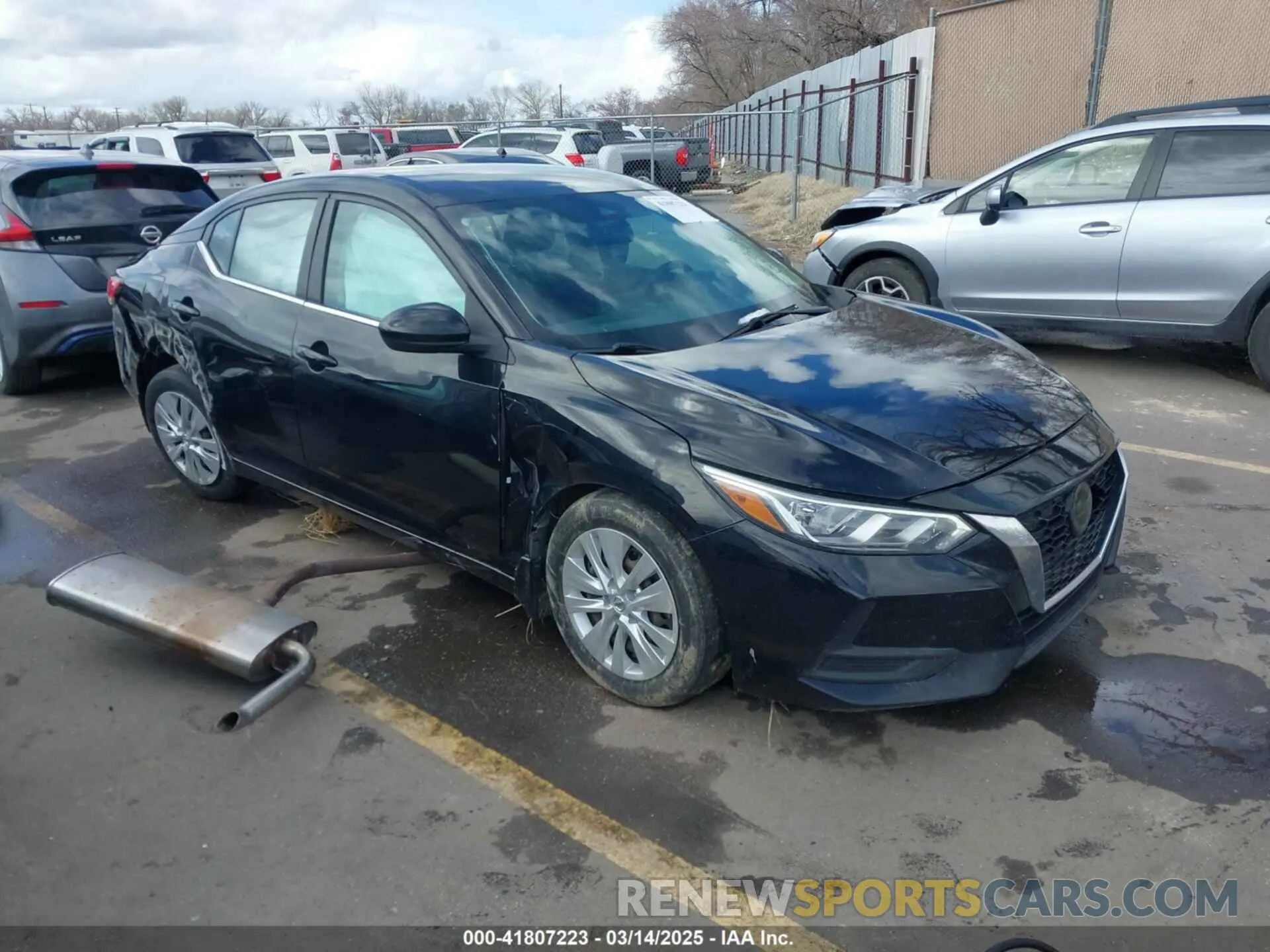 1 Photograph of a damaged car 3N1AB8BV1LY231895 NISSAN SENTRA 2020