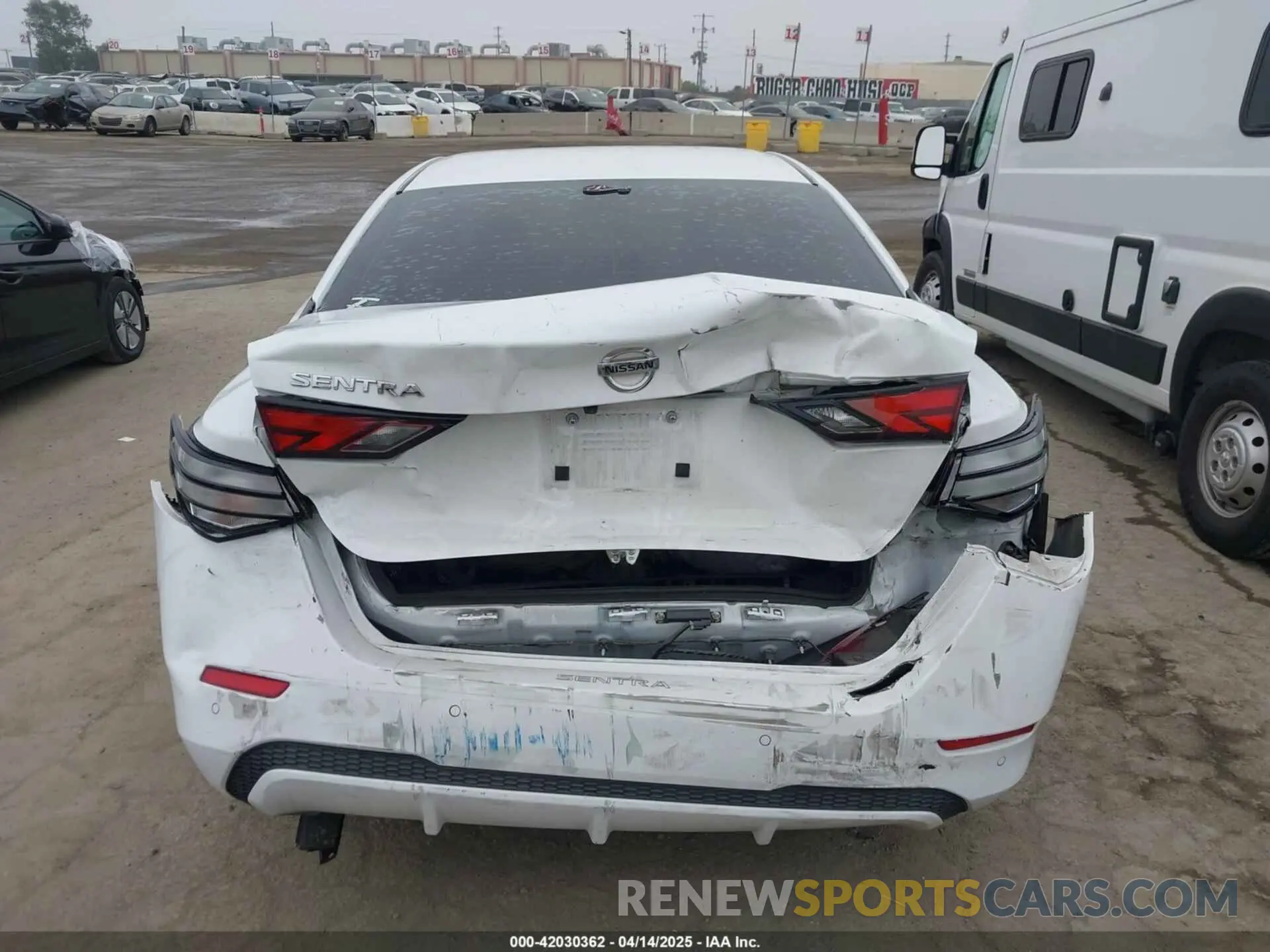 16 Photograph of a damaged car 3N1AB8BV1LY251208 NISSAN SENTRA 2020