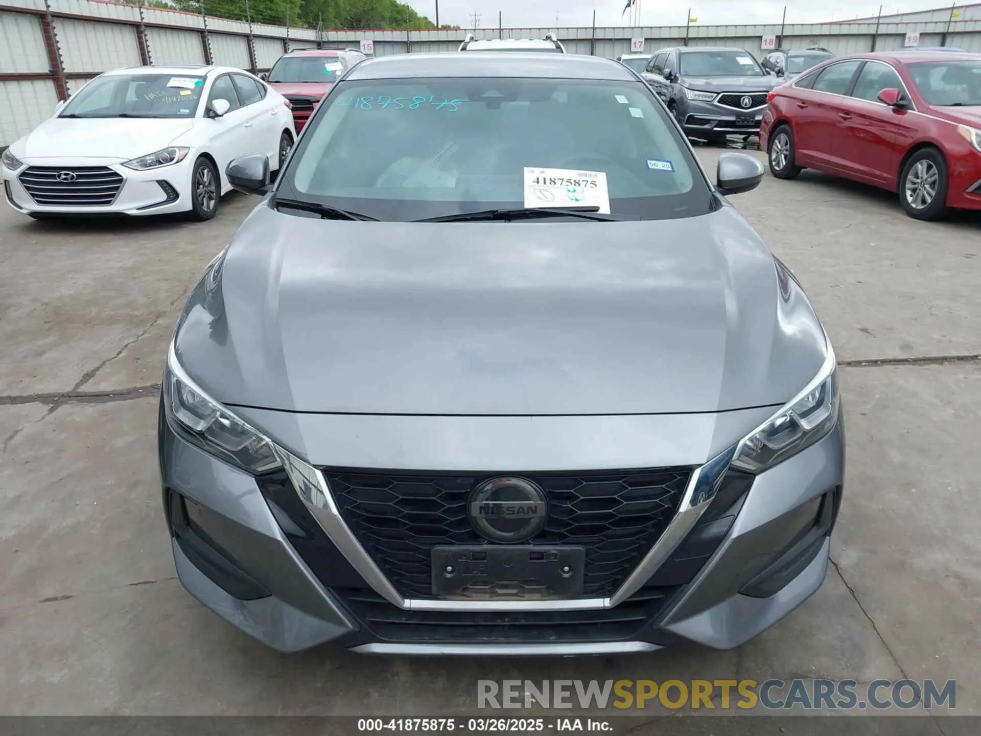 12 Photograph of a damaged car 3N1AB8BV2LY215995 NISSAN SENTRA 2020