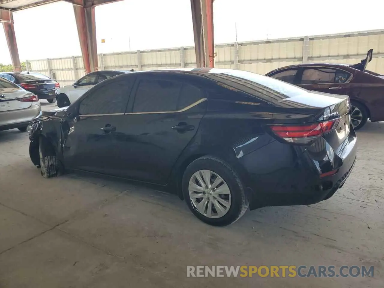 2 Photograph of a damaged car 3N1AB8BV2LY252576 NISSAN SENTRA 2020