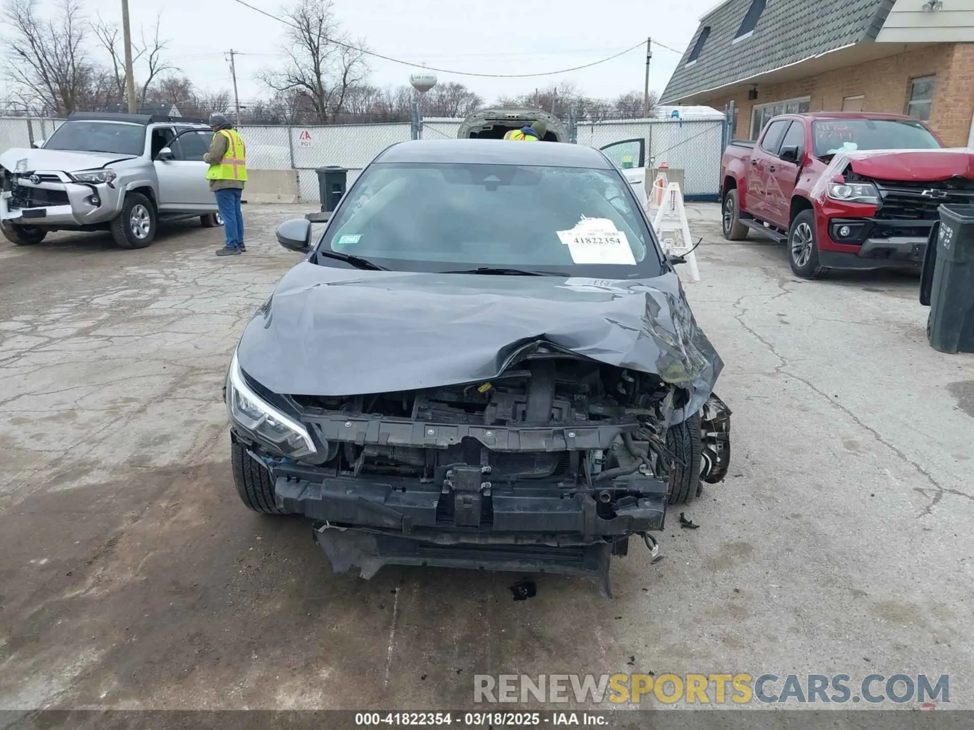 12 Photograph of a damaged car 3N1AB8BV2LY255414 NISSAN SENTRA 2020