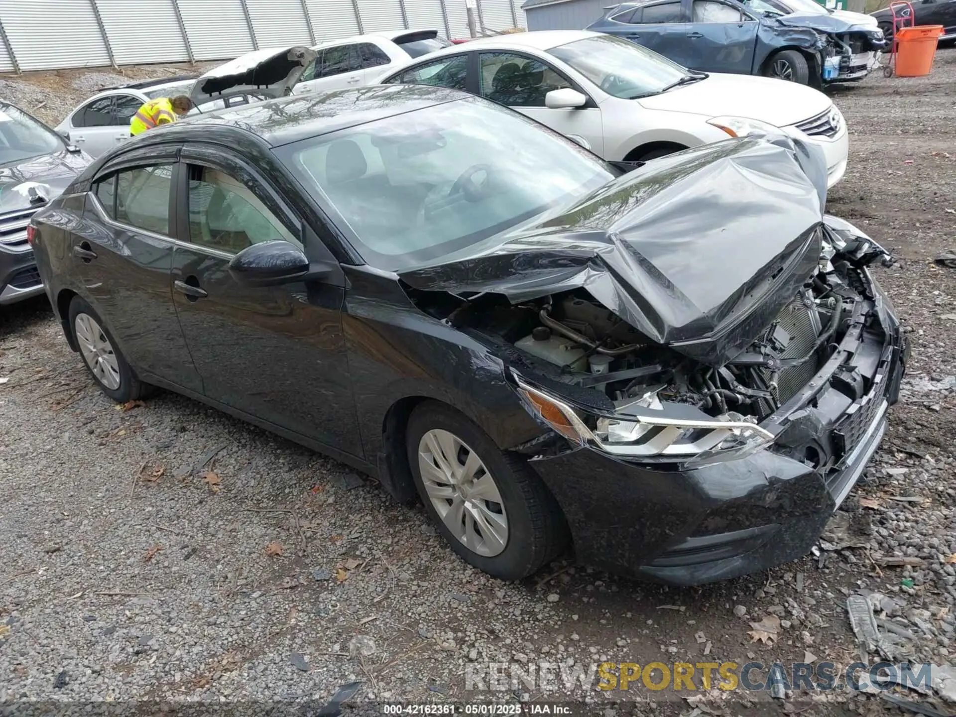 1 Photograph of a damaged car 3N1AB8BV2LY308418 NISSAN SENTRA 2020