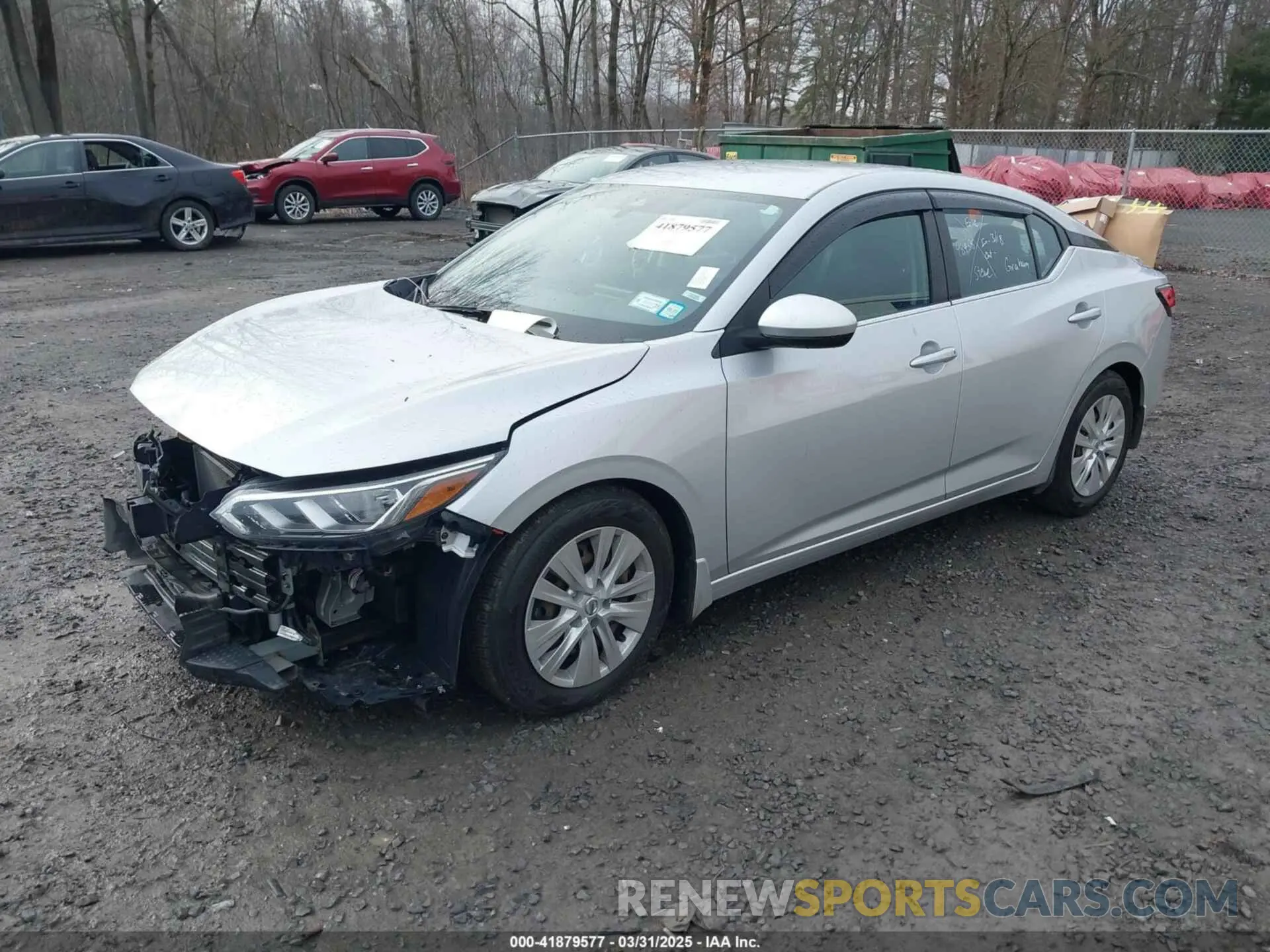 2 Photograph of a damaged car 3N1AB8BV3LY216539 NISSAN SENTRA 2020