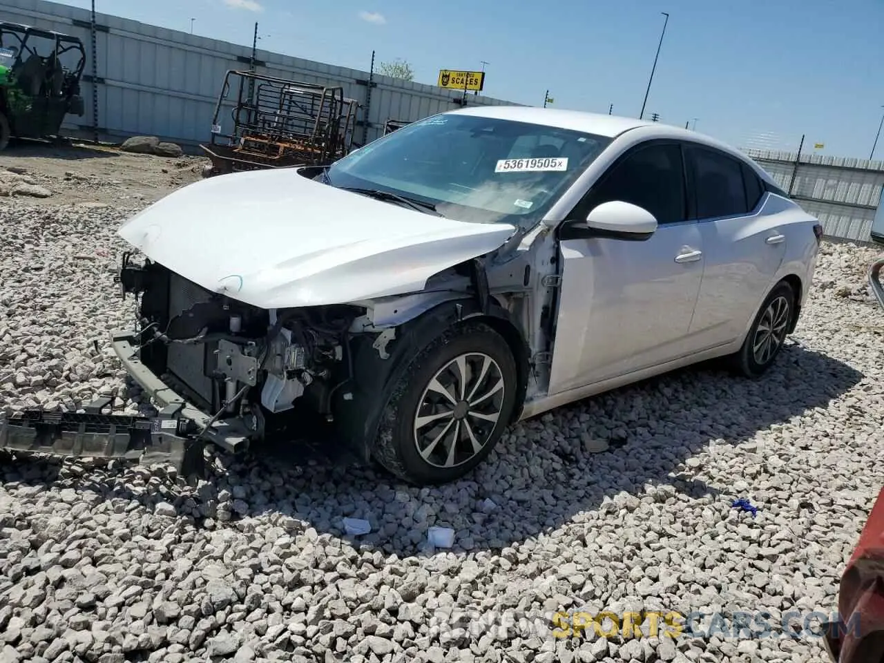 1 Photograph of a damaged car 3N1AB8BV3LY256670 NISSAN SENTRA 2020