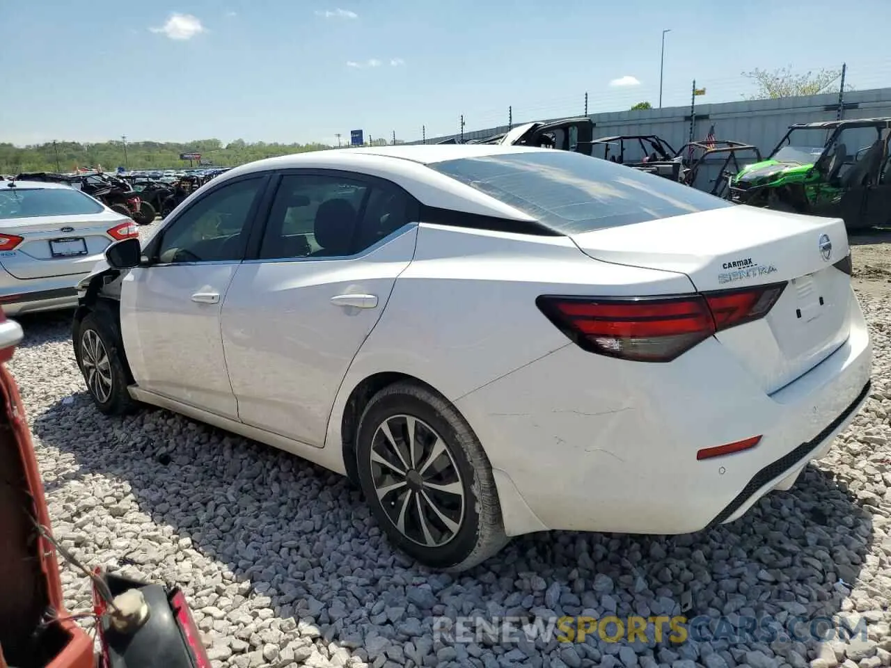 2 Photograph of a damaged car 3N1AB8BV3LY256670 NISSAN SENTRA 2020