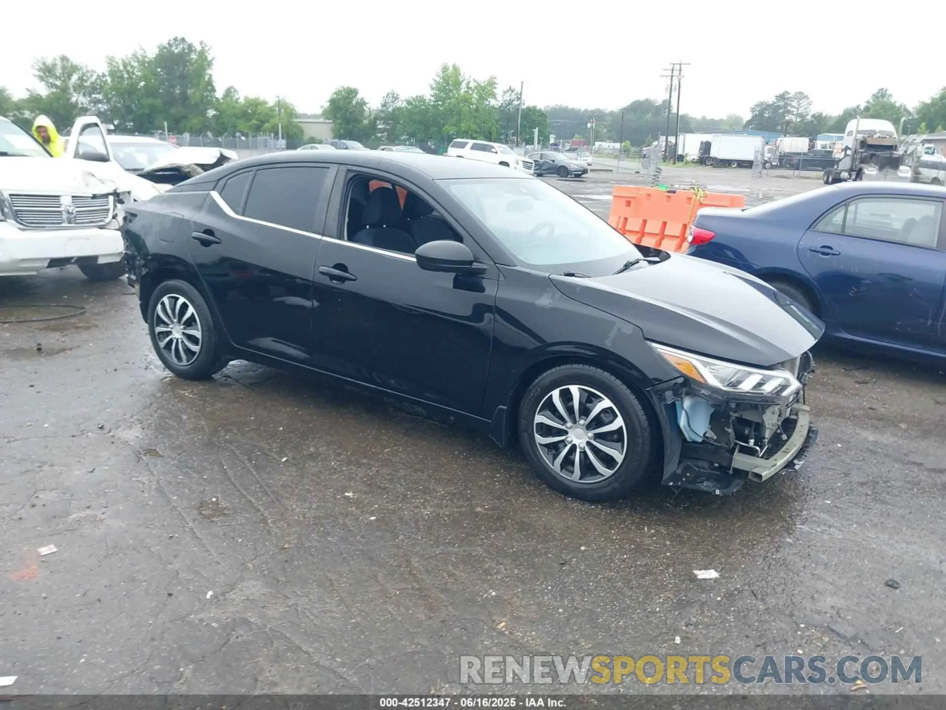 1 Photograph of a damaged car 3N1AB8BV3LY275770 NISSAN SENTRA 2020