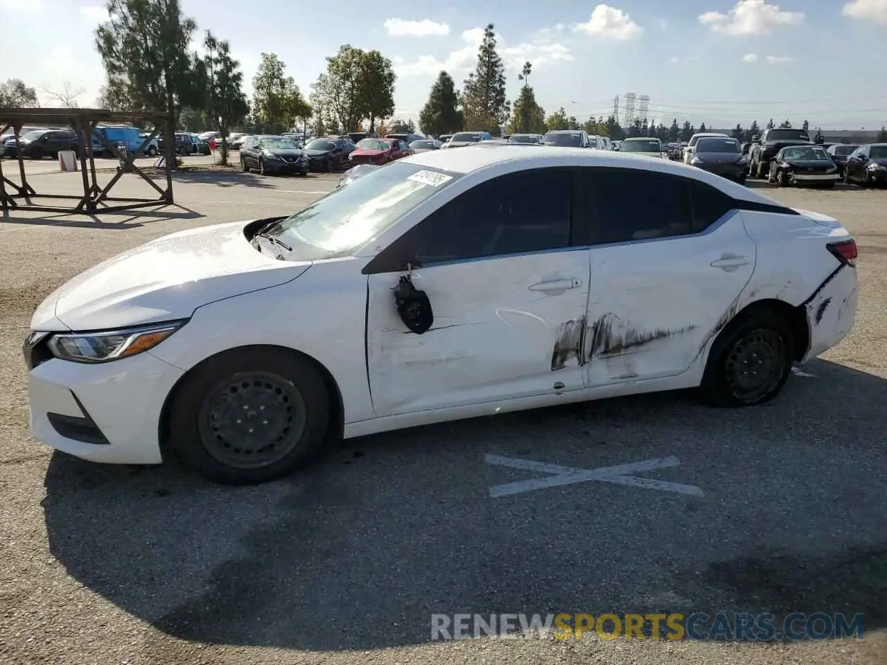 1 Photograph of a damaged car 3N1AB8BV4LY220180 NISSAN SENTRA 2020