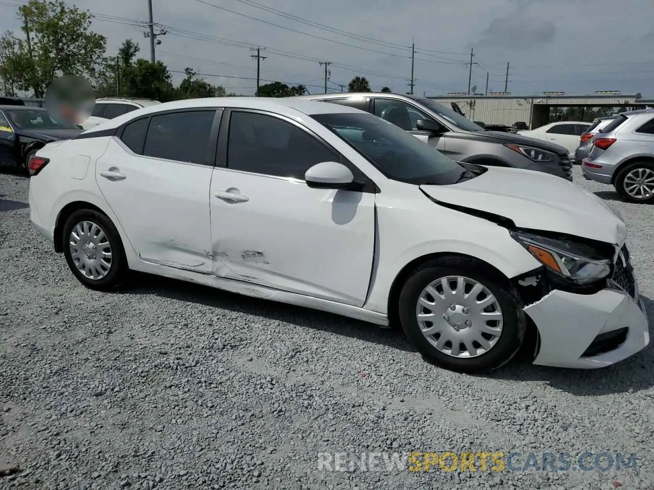 4 Photograph of a damaged car 3N1AB8BV4LY223886 NISSAN SENTRA 2020