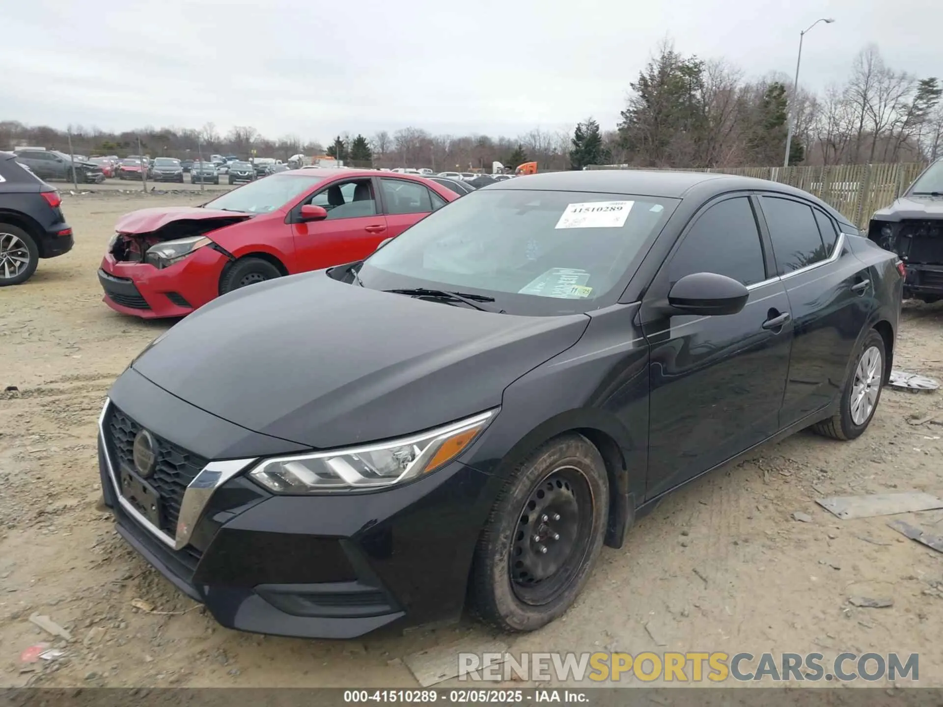 2 Photograph of a damaged car 3N1AB8BV4LY231549 NISSAN SENTRA 2020