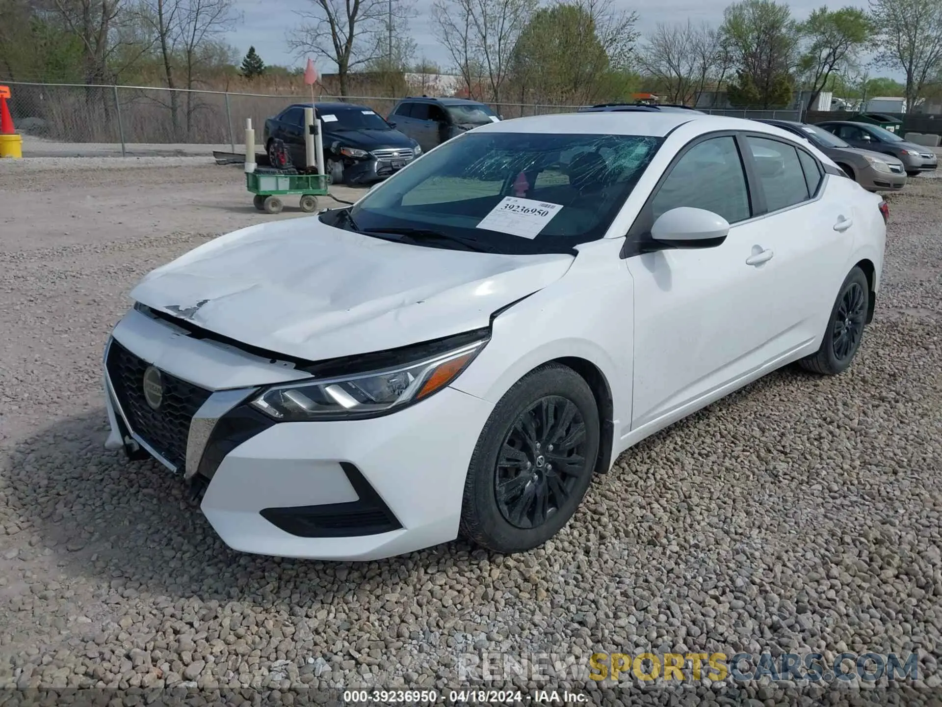 2 Photograph of a damaged car 3N1AB8BV4LY240560 NISSAN SENTRA 2020