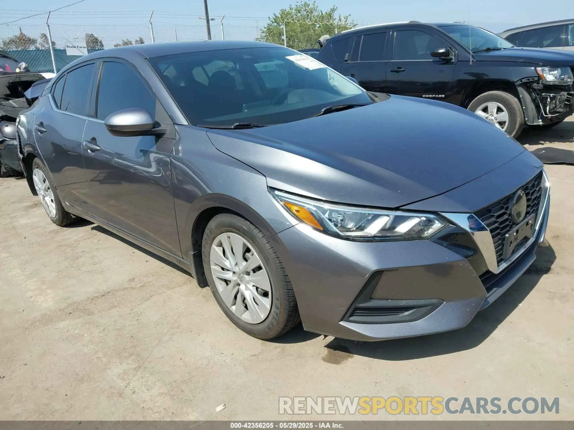 1 Photograph of a damaged car 3N1AB8BV4LY254670 NISSAN SENTRA 2020
