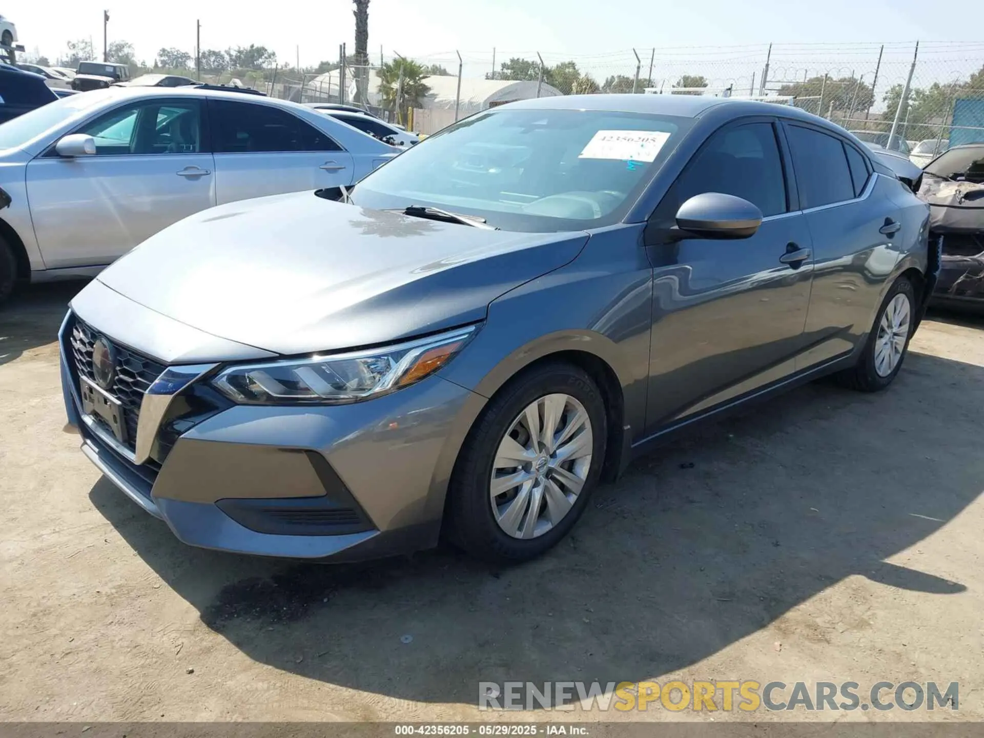 2 Photograph of a damaged car 3N1AB8BV4LY254670 NISSAN SENTRA 2020