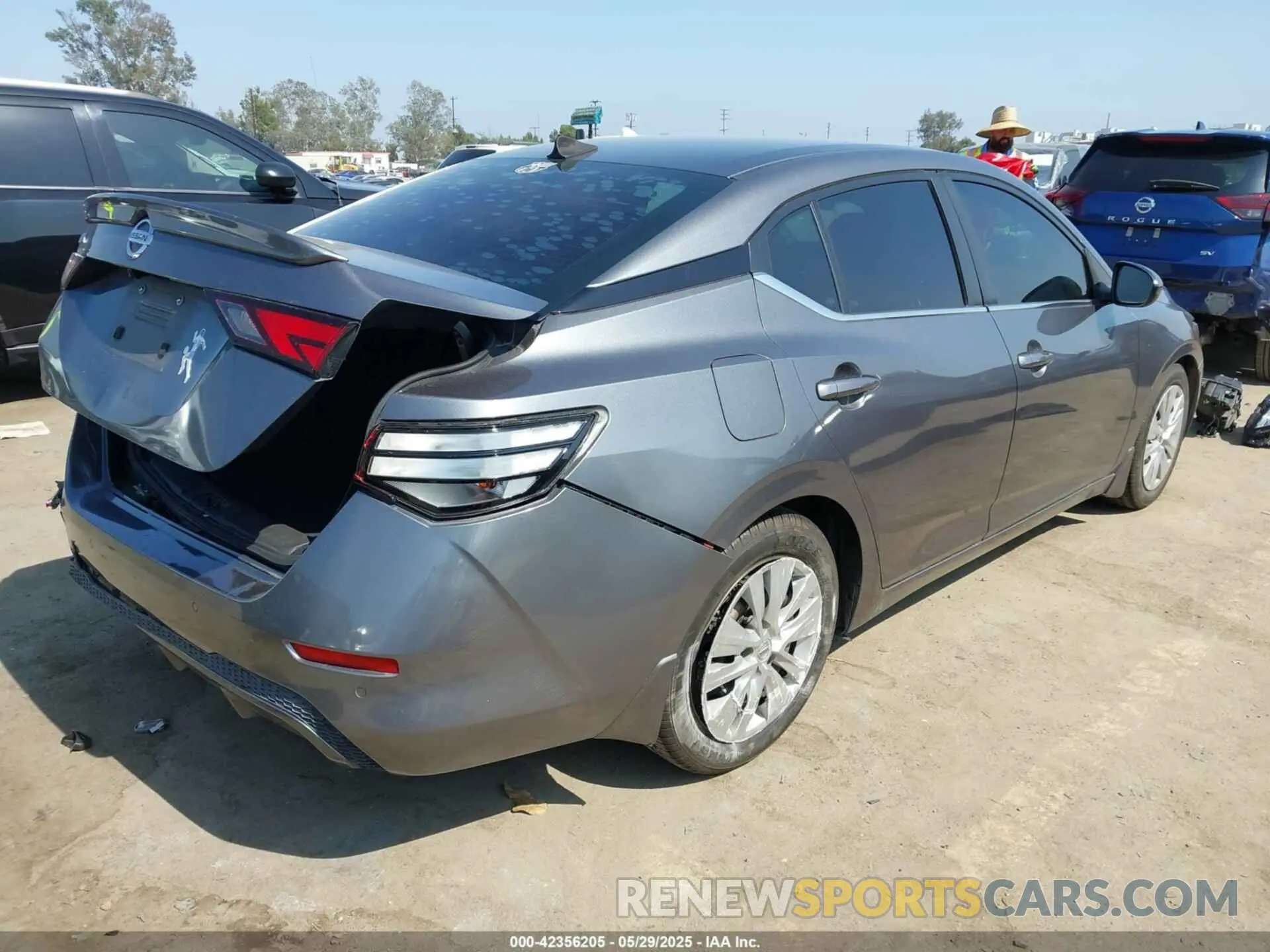 4 Photograph of a damaged car 3N1AB8BV4LY254670 NISSAN SENTRA 2020
