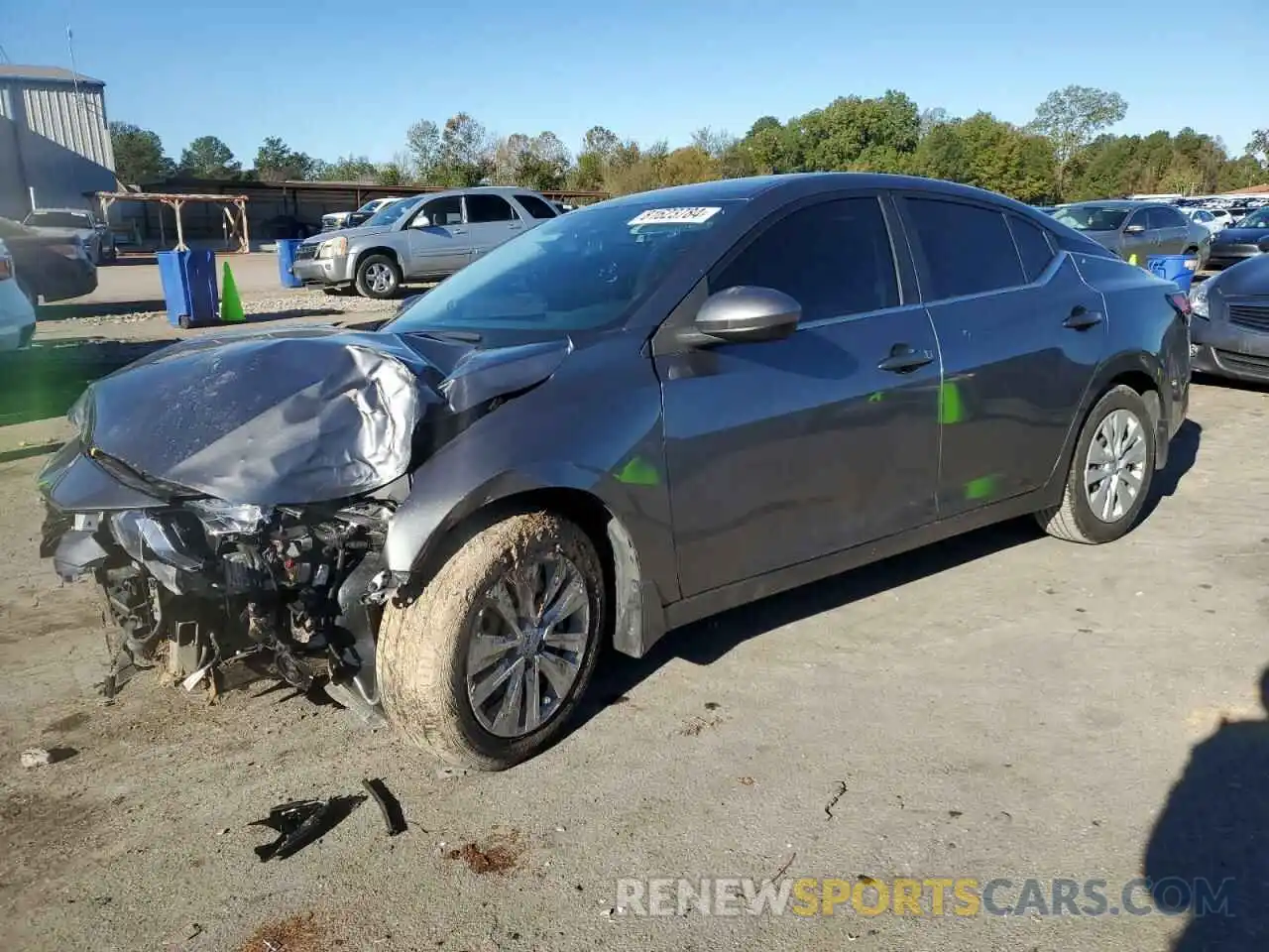 1 Photograph of a damaged car 3N1AB8BV4LY293422 NISSAN SENTRA 2020