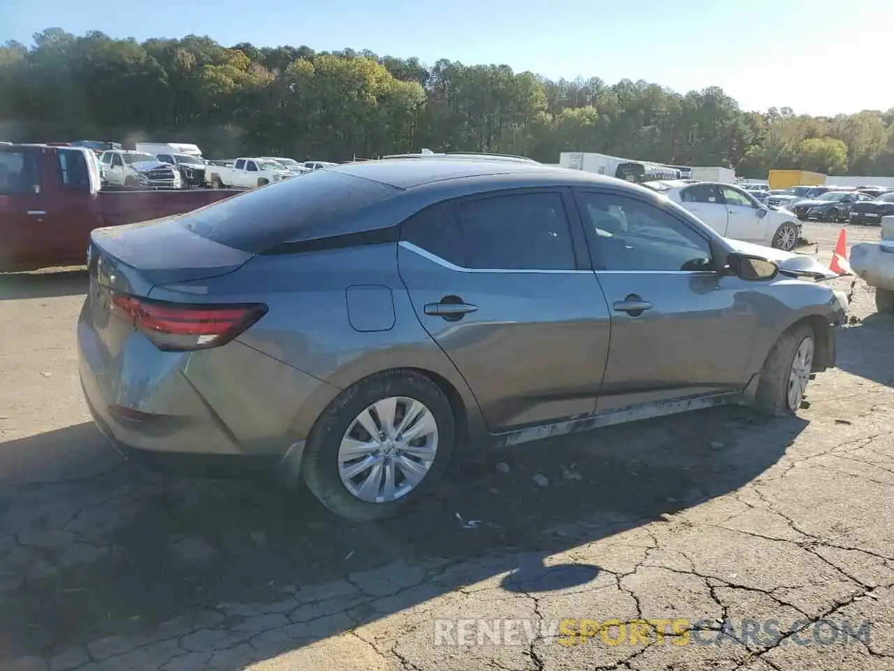 3 Photograph of a damaged car 3N1AB8BV4LY293422 NISSAN SENTRA 2020