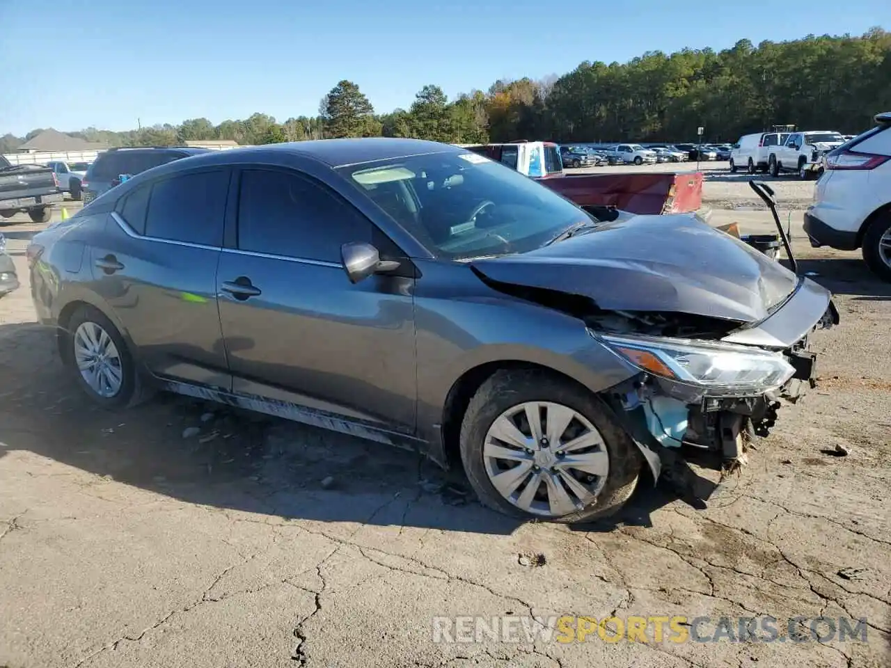 4 Photograph of a damaged car 3N1AB8BV4LY293422 NISSAN SENTRA 2020