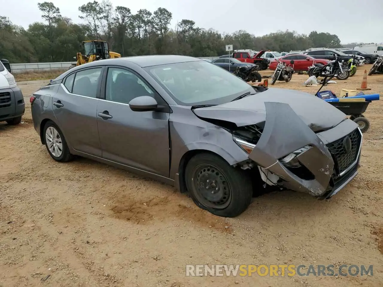 4 Photograph of a damaged car 3N1AB8BV4LY306203 NISSAN SENTRA 2020