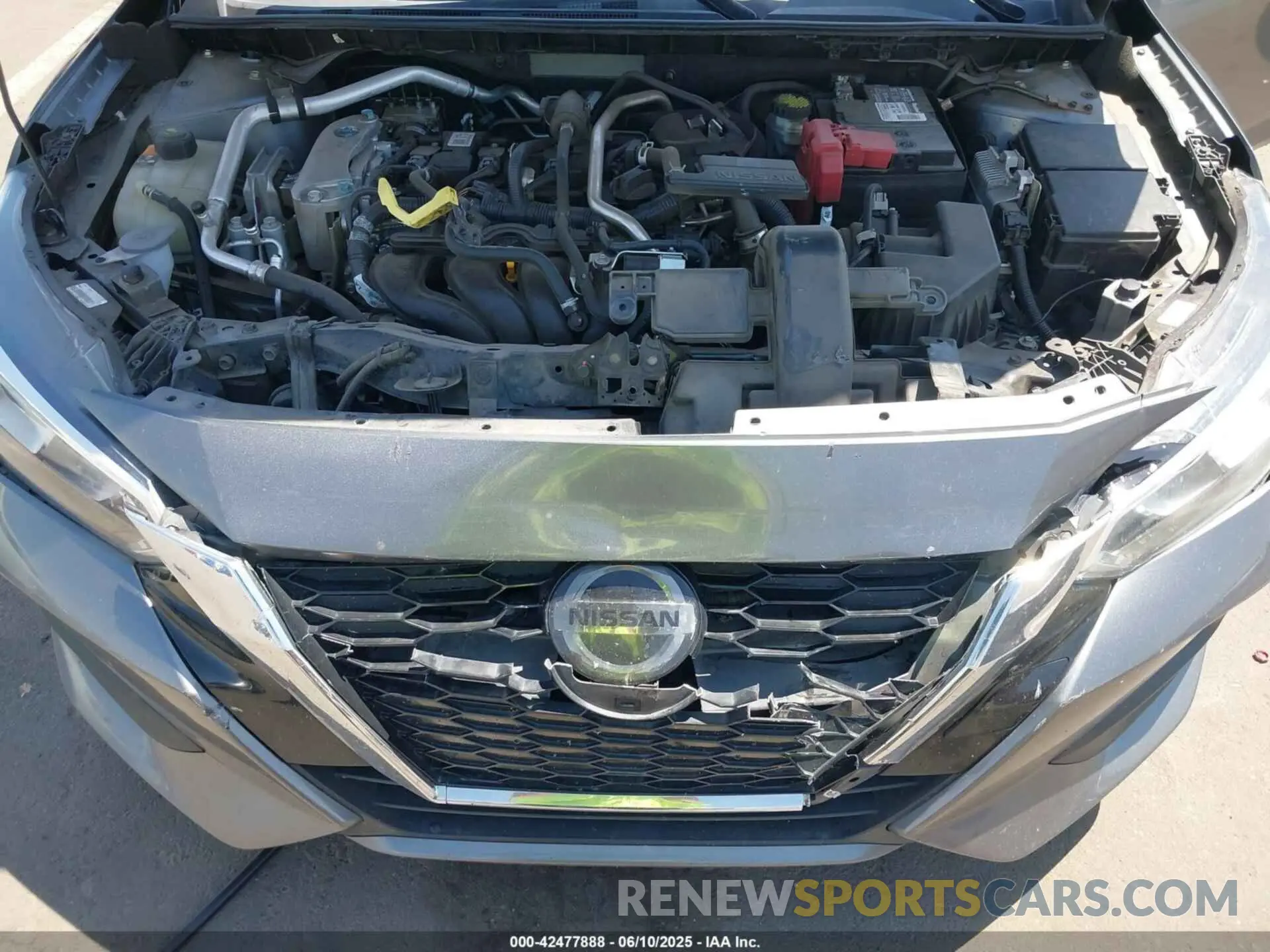 10 Photograph of a damaged car 3N1AB8BV5LY223492 NISSAN SENTRA 2020