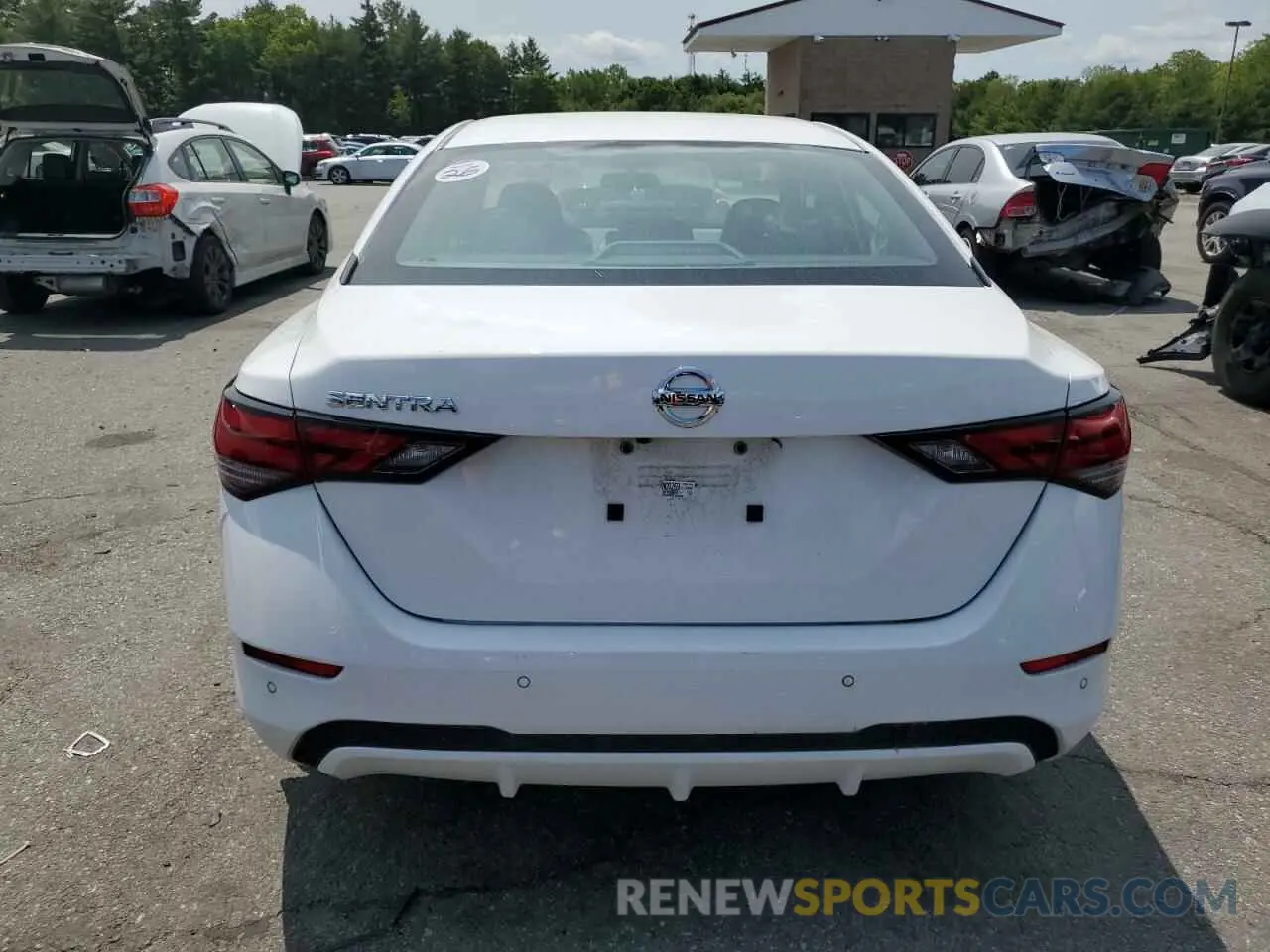 6 Photograph of a damaged car 3N1AB8BV5LY225985 NISSAN SENTRA 2020