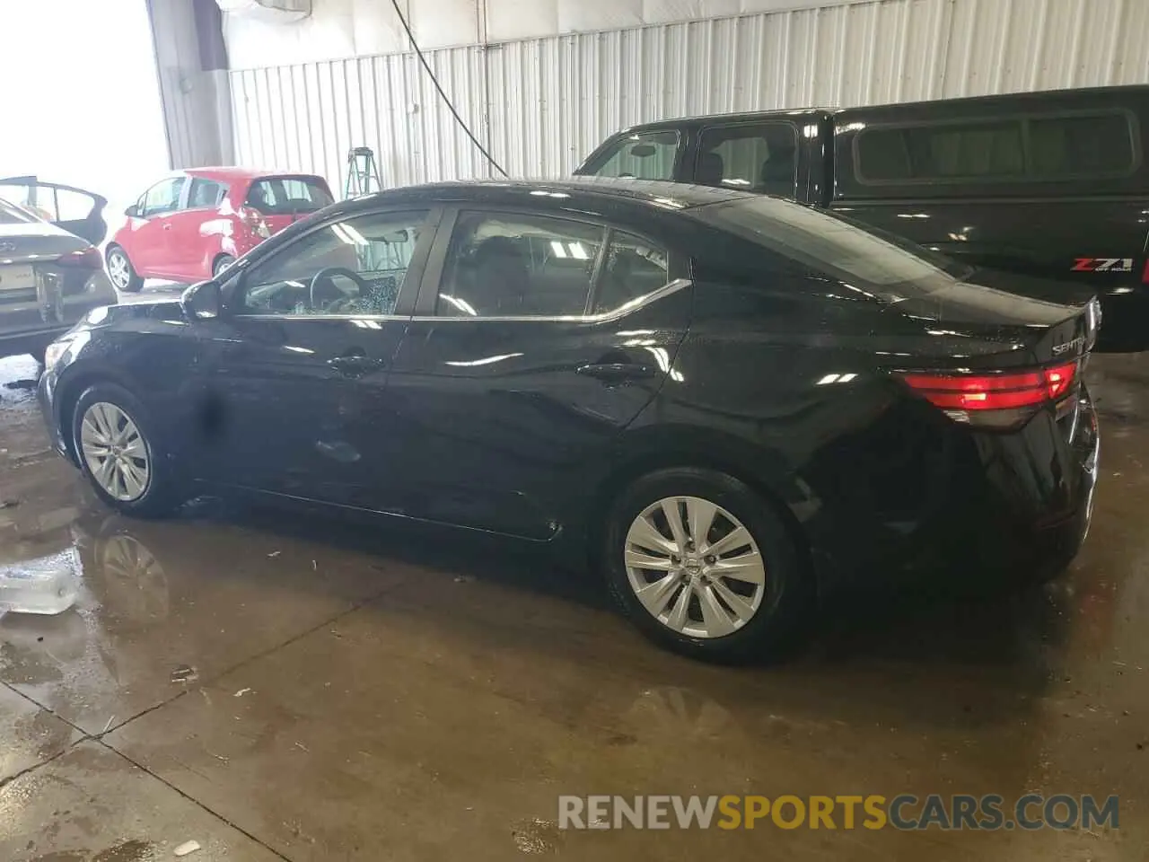 2 Photograph of a damaged car 3N1AB8BV5LY270585 NISSAN SENTRA 2020