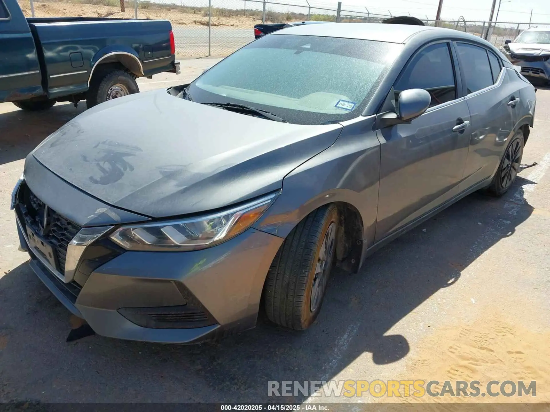 2 Photograph of a damaged car 3N1AB8BV5LY273633 NISSAN SENTRA 2020