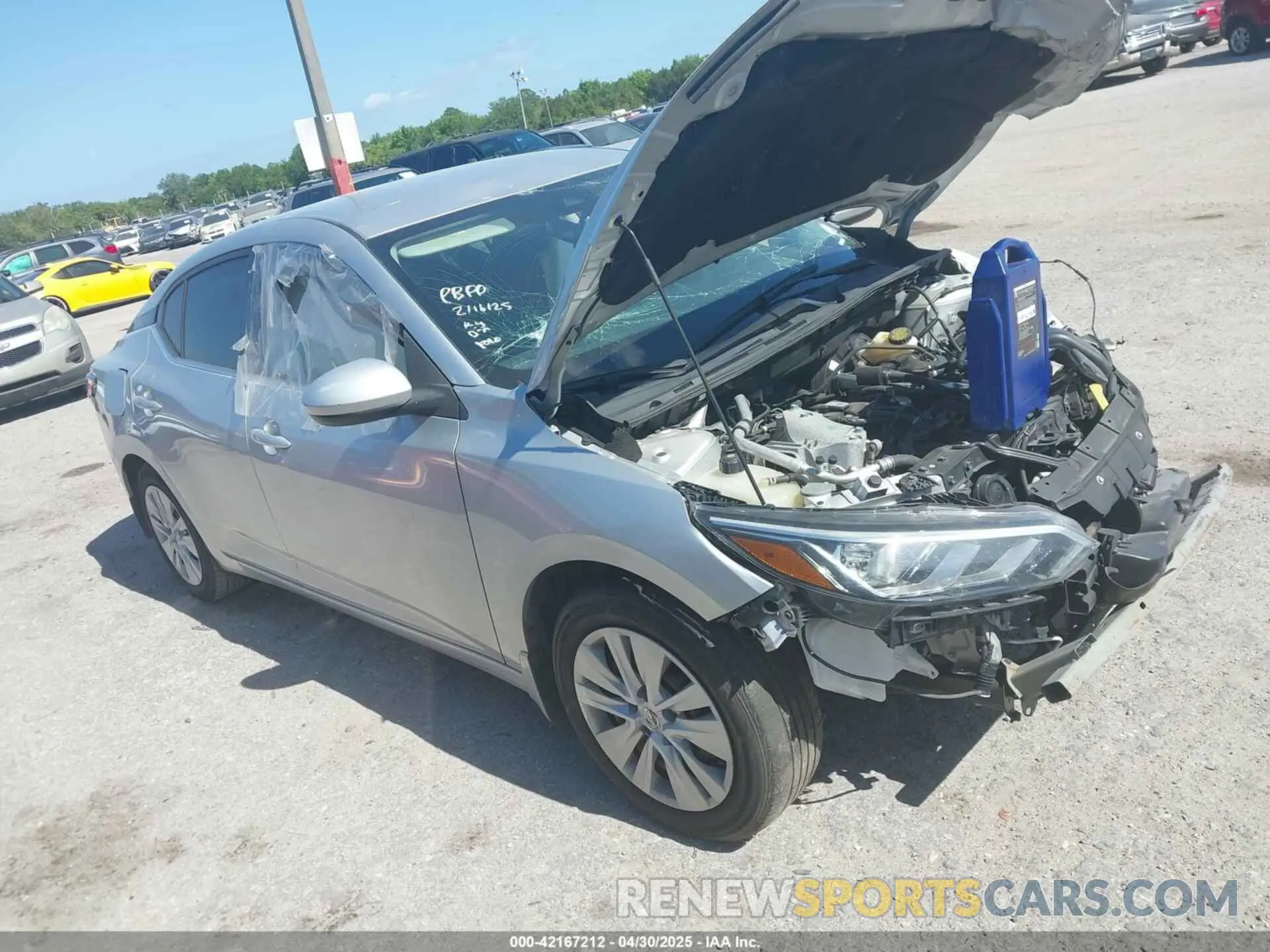 1 Photograph of a damaged car 3N1AB8BV5LY275270 NISSAN SENTRA 2020
