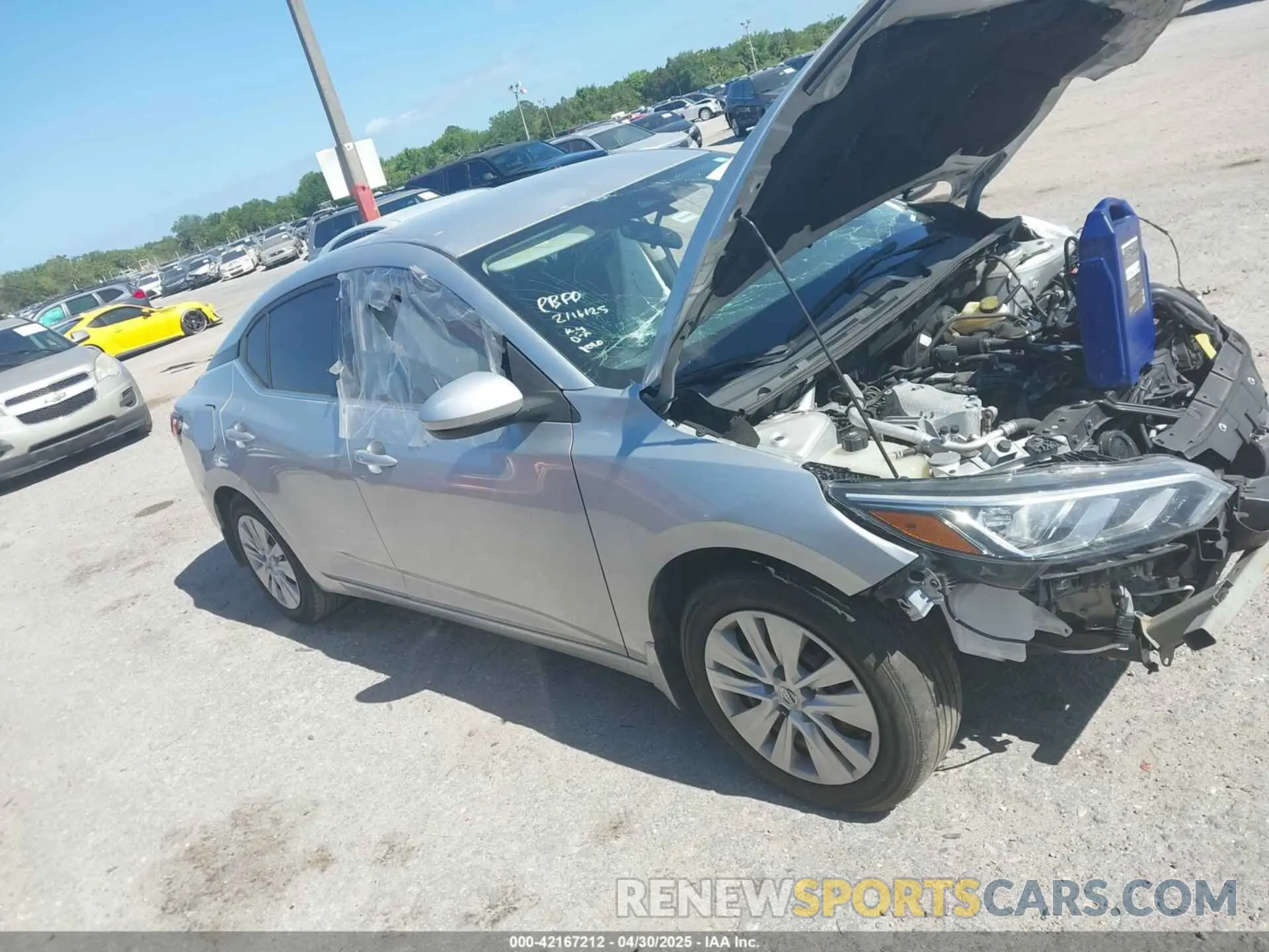 13 Photograph of a damaged car 3N1AB8BV5LY275270 NISSAN SENTRA 2020