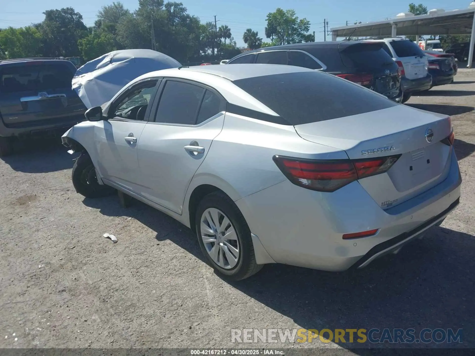 3 Photograph of a damaged car 3N1AB8BV5LY275270 NISSAN SENTRA 2020