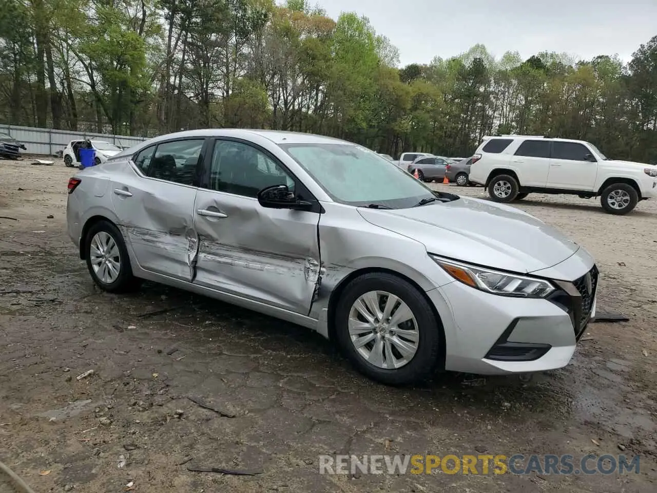 4 Photograph of a damaged car 3N1AB8BV5LY275365 NISSAN SENTRA 2020