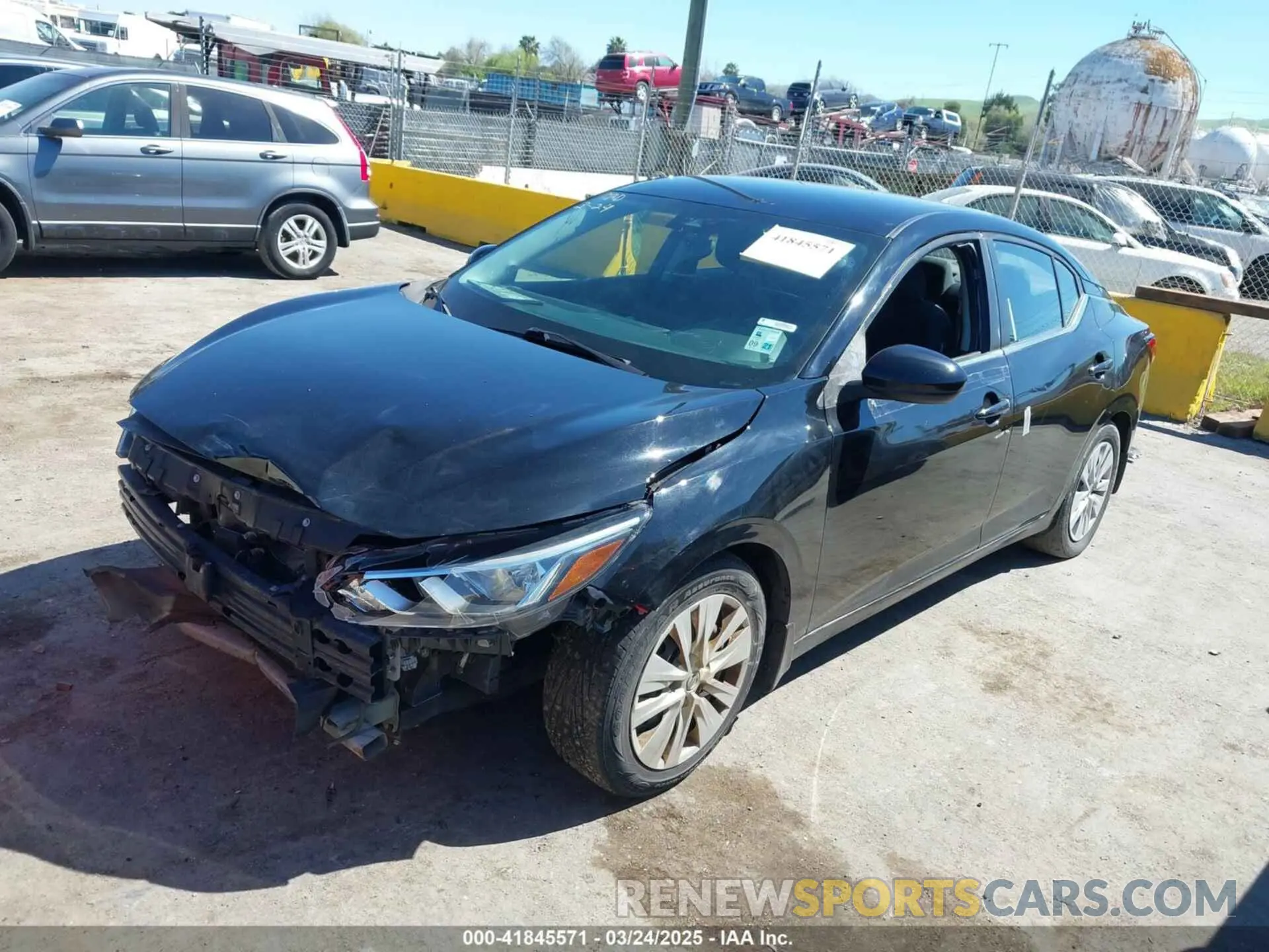 2 Photograph of a damaged car 3N1AB8BV5LY288004 NISSAN SENTRA 2020