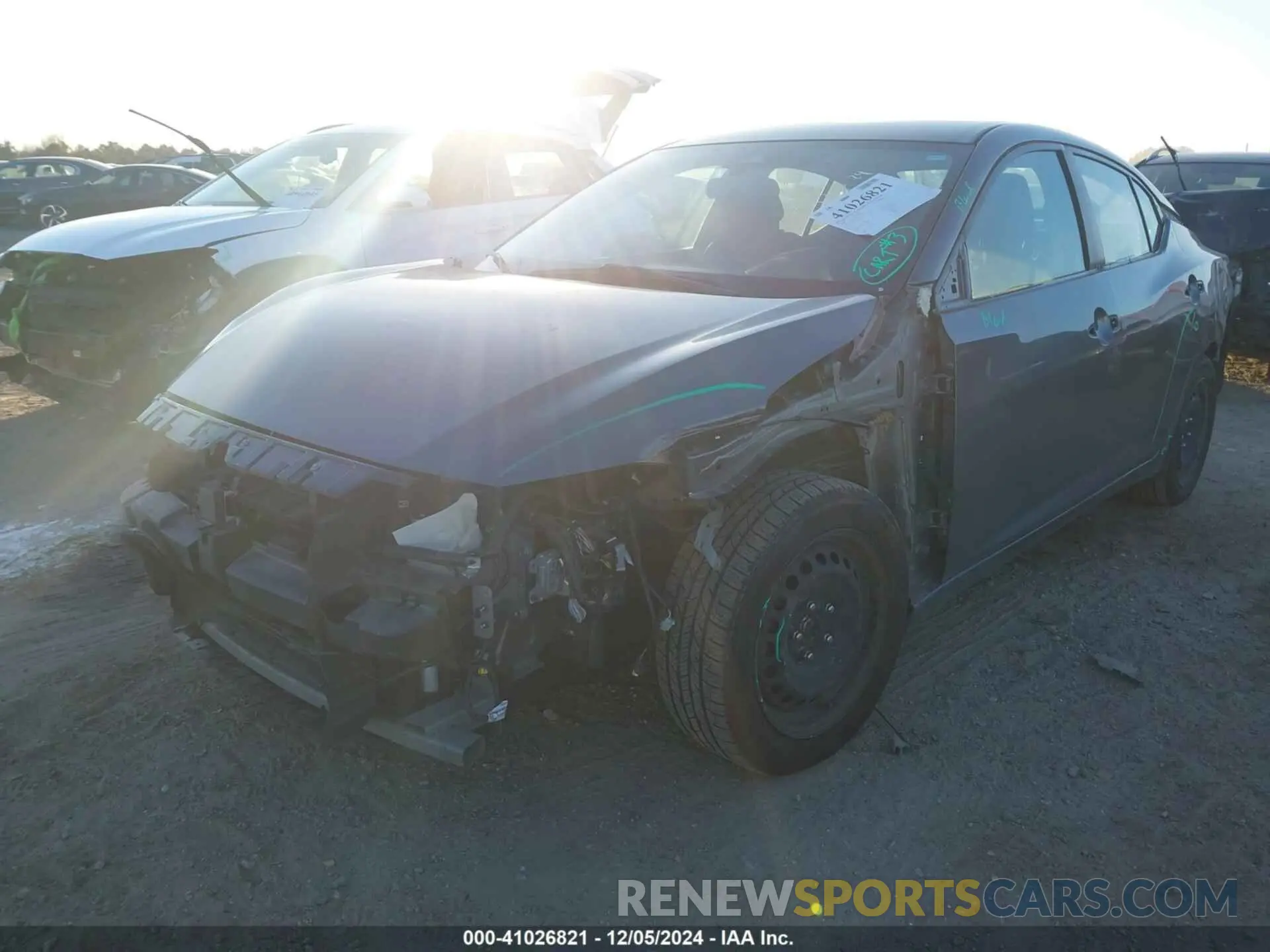 2 Photograph of a damaged car 3N1AB8BV5LY291064 NISSAN SENTRA 2020