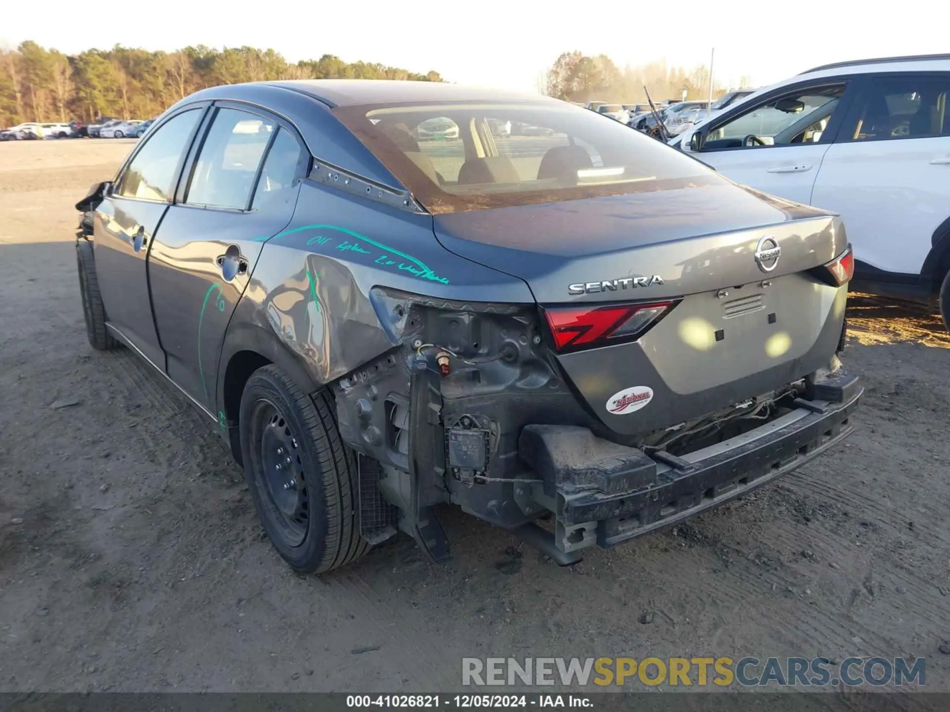 3 Photograph of a damaged car 3N1AB8BV5LY291064 NISSAN SENTRA 2020