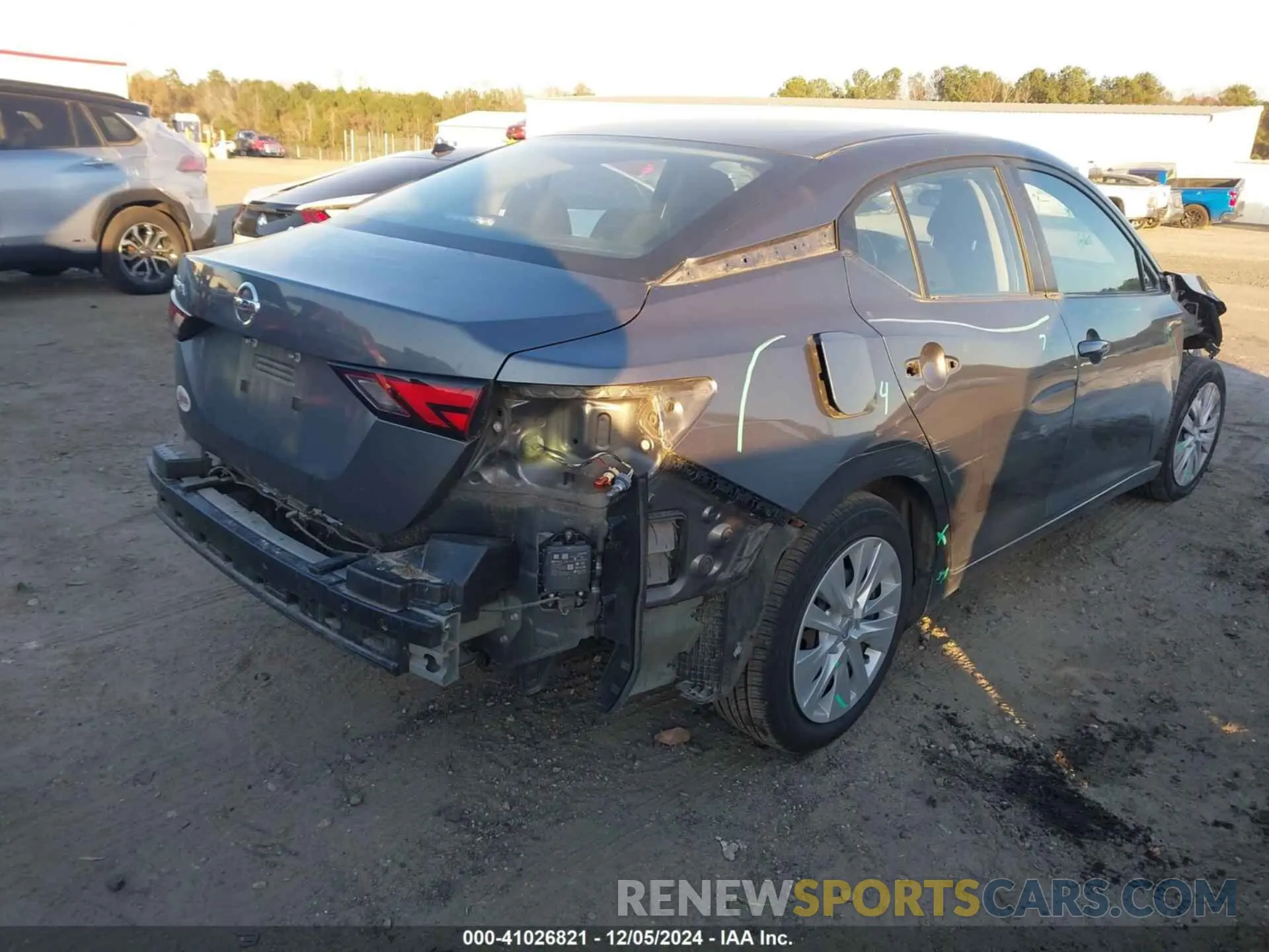 4 Photograph of a damaged car 3N1AB8BV5LY291064 NISSAN SENTRA 2020