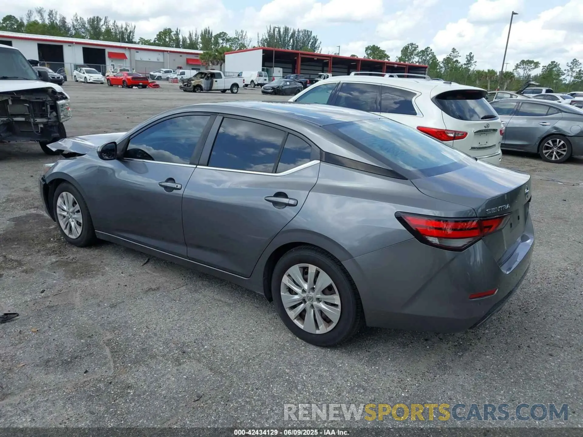 3 Photograph of a damaged car 3N1AB8BV6LY206345 NISSAN SENTRA 2020