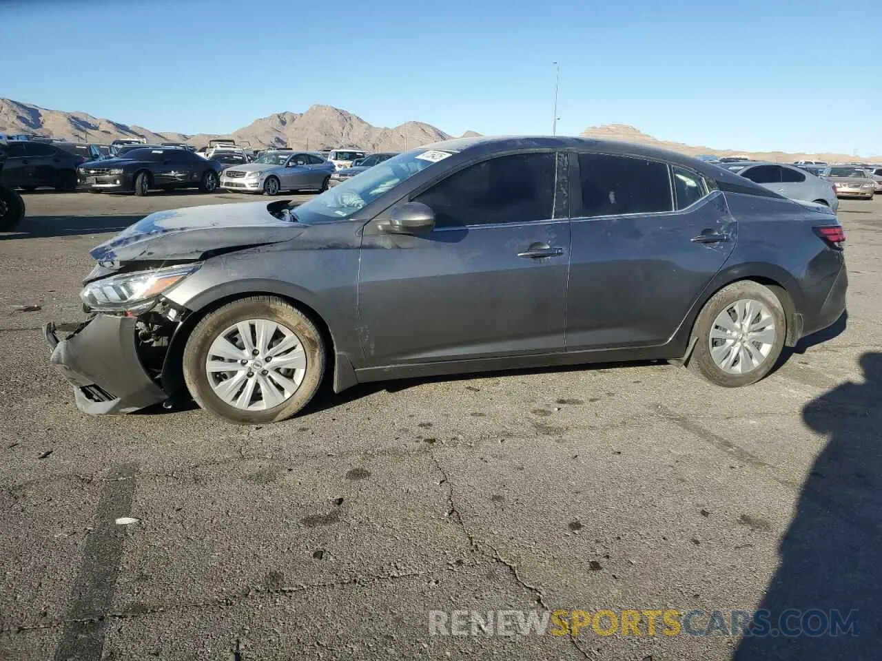 1 Photograph of a damaged car 3N1AB8BV6LY218365 NISSAN SENTRA 2020