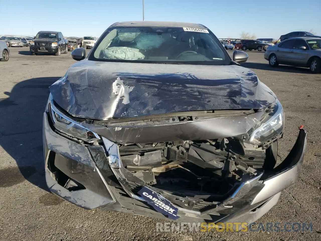 5 Photograph of a damaged car 3N1AB8BV6LY218365 NISSAN SENTRA 2020