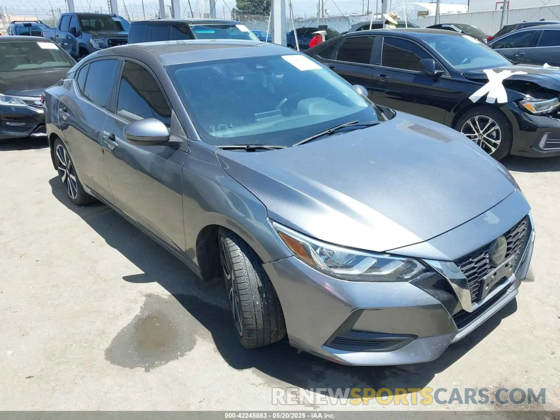 1 Photograph of a damaged car 3N1AB8BV6LY225509 NISSAN SENTRA 2020