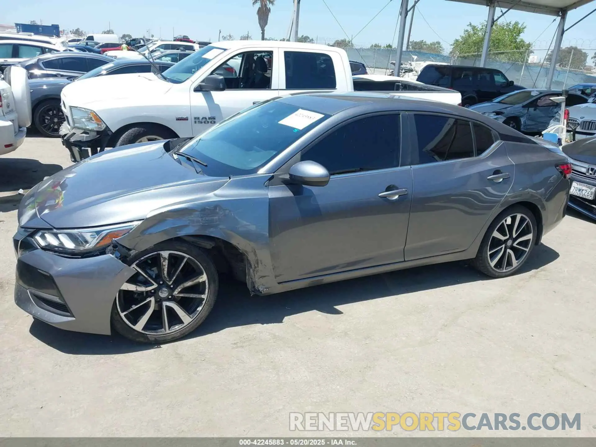 13 Photograph of a damaged car 3N1AB8BV6LY225509 NISSAN SENTRA 2020