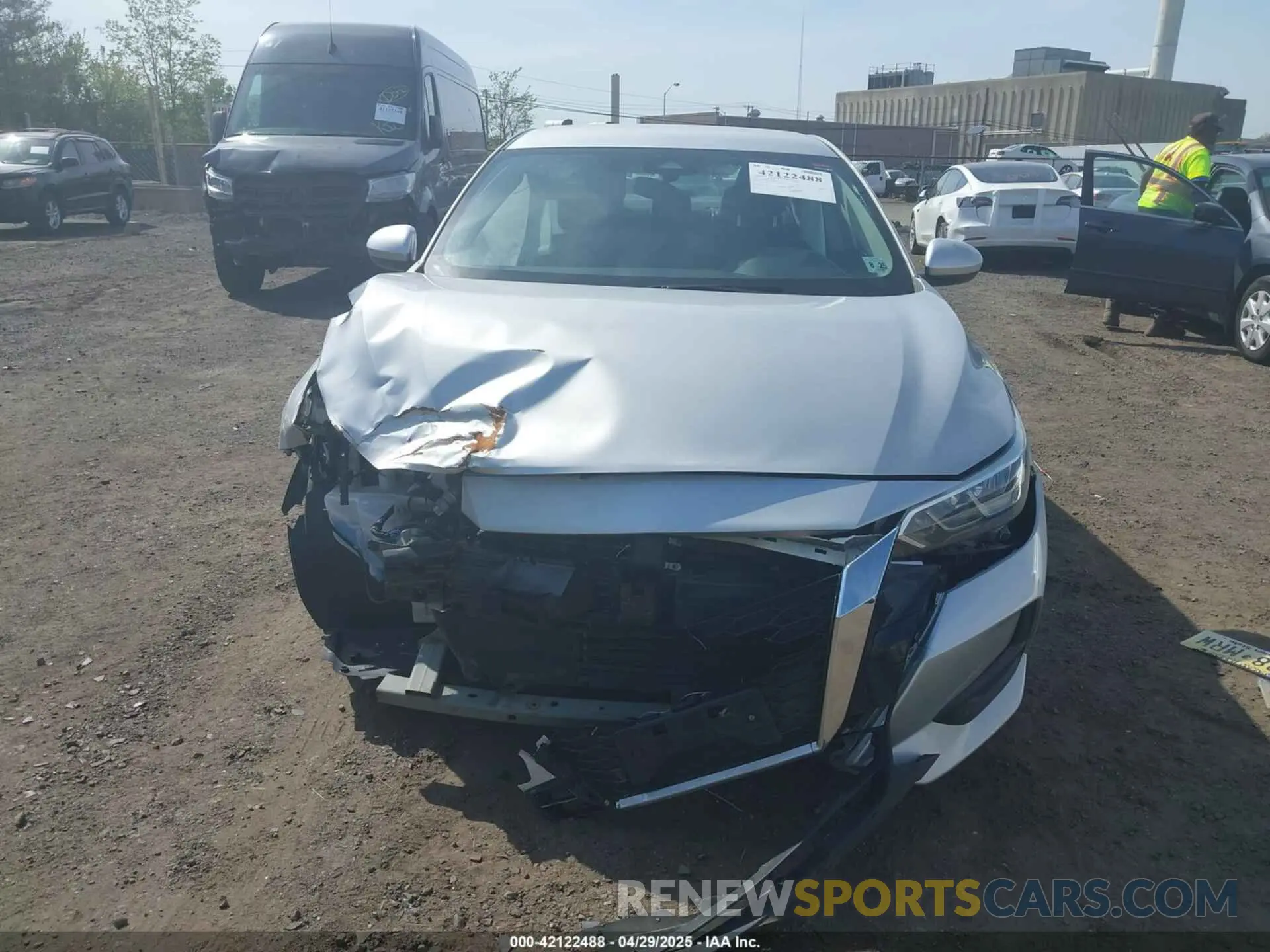 12 Photograph of a damaged car 3N1AB8BV6LY258378 NISSAN SENTRA 2020