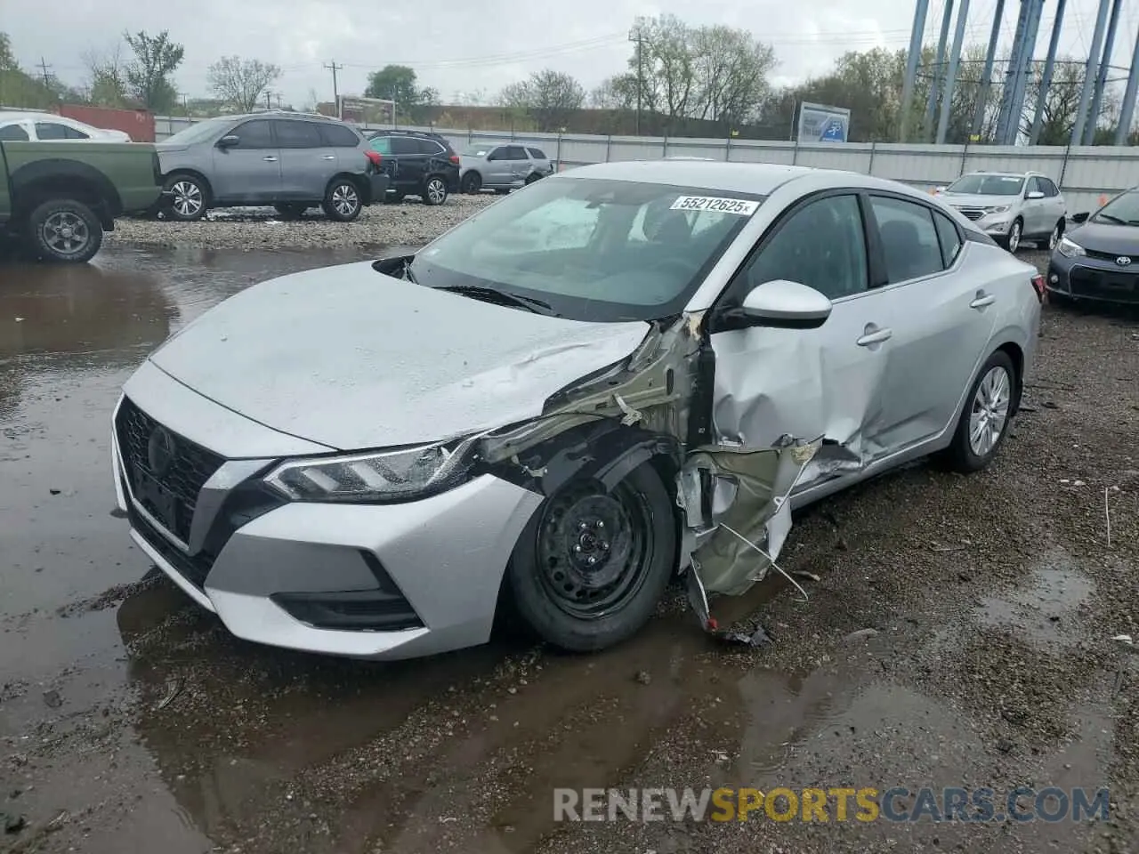 1 Photograph of a damaged car 3N1AB8BV6LY258638 NISSAN SENTRA 2020